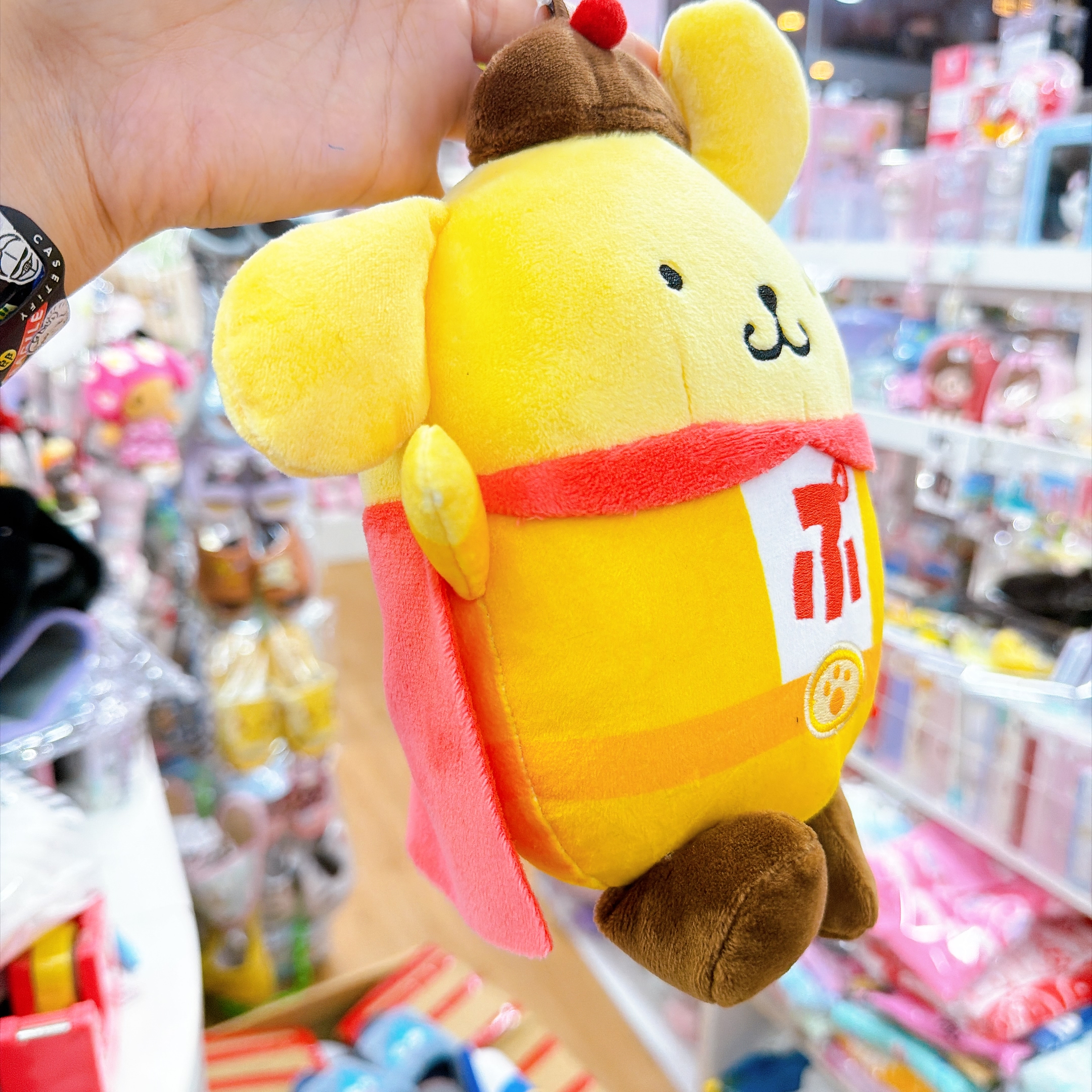 日本直送日本版布甸狗公仔掛飾20cm