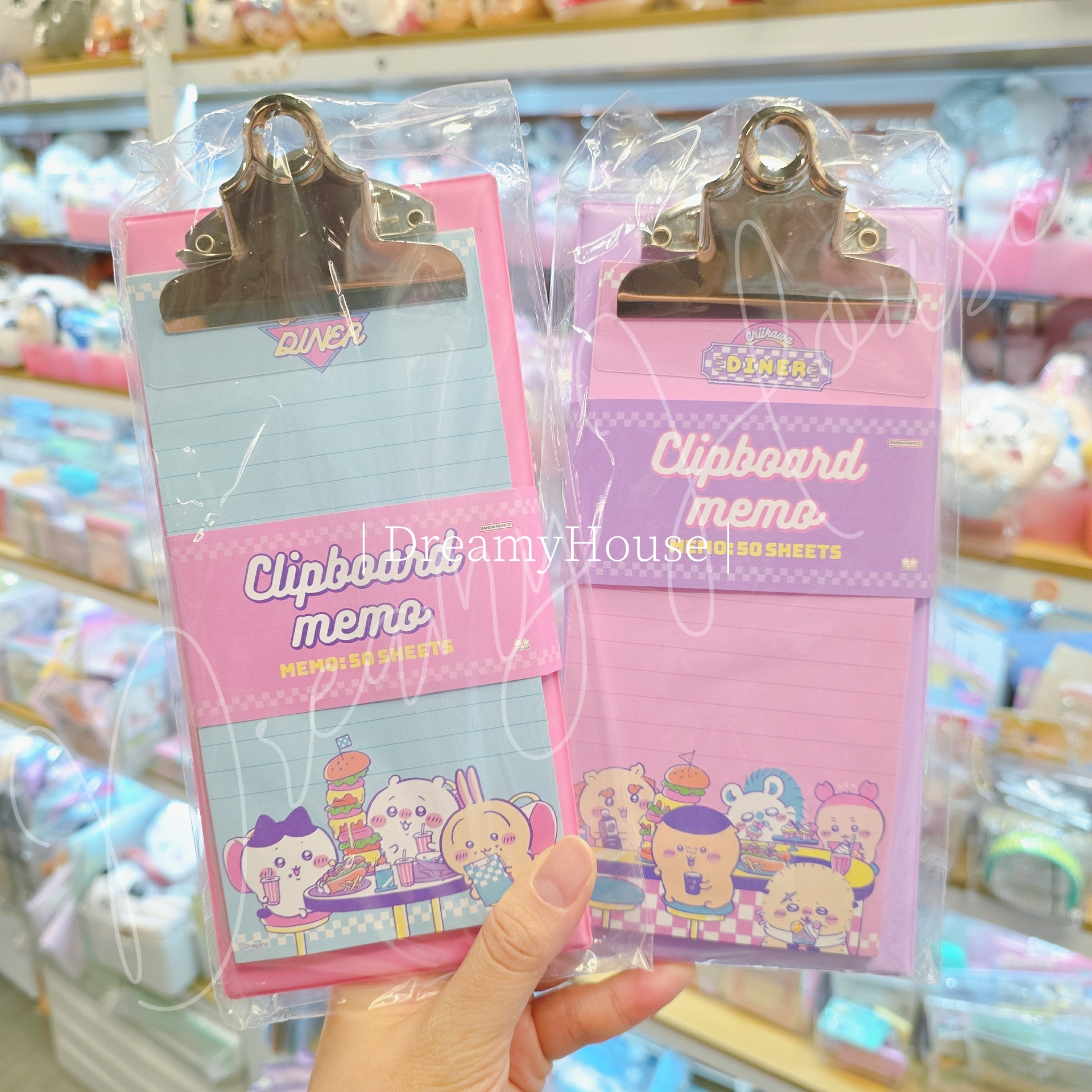 日本 Chiikawa 🍔Chiikawa DINER🥤memo連夾板