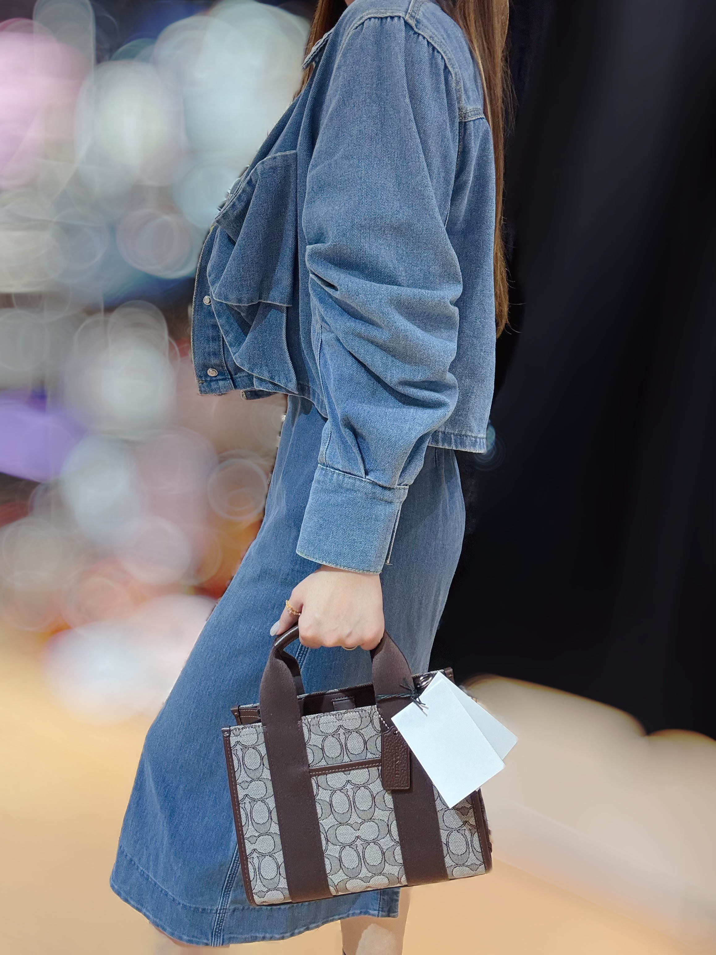 Coach Smith tote canvas/brown/m