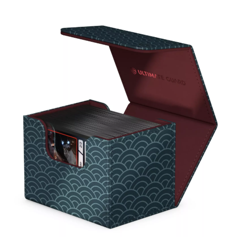 Ultimate Guard Sidewinder 100+ Katana: The Shogun's Journey - Part 2 - Seigaiha (Dark Blue / Dark Red)