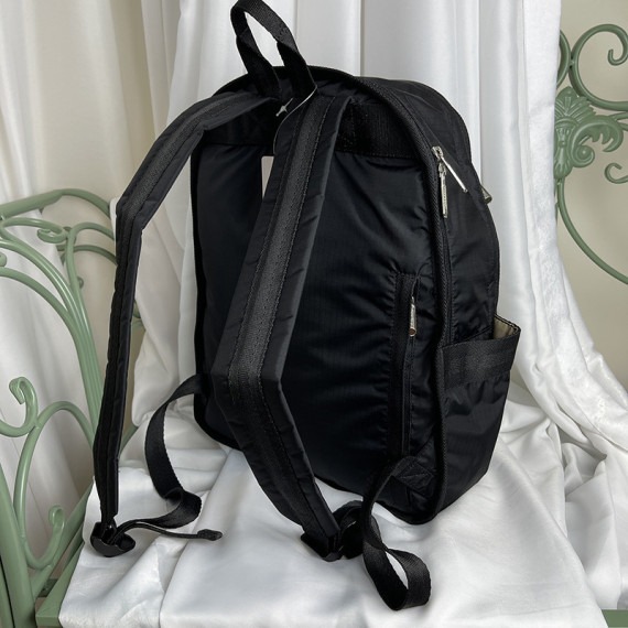 【BB00290】日本限定版LeSportsac 復古經典款黑色背囊