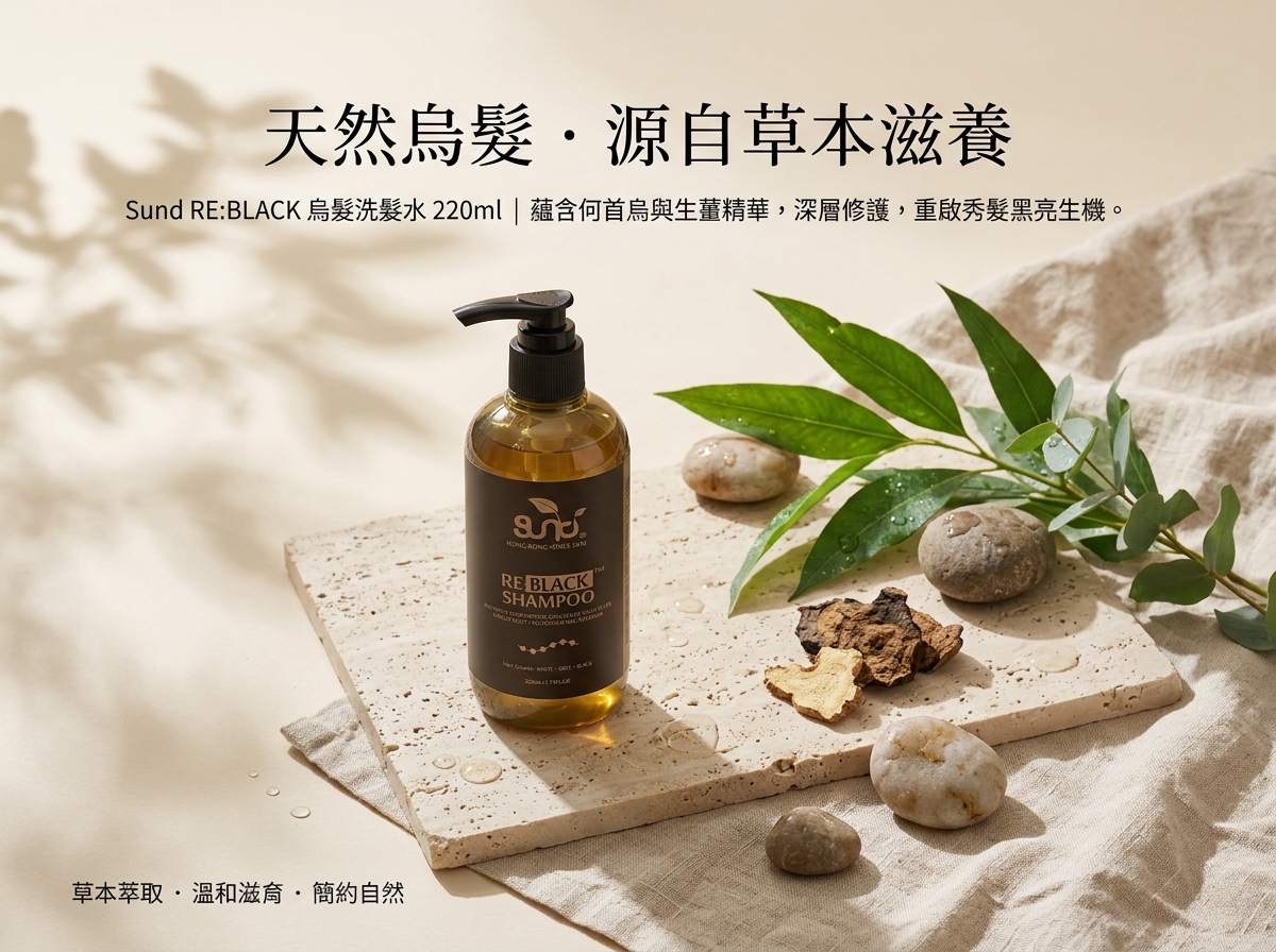 Sunki 生肌奇蹟黑髮洗頭水（Sunki Reblack Shampoo）