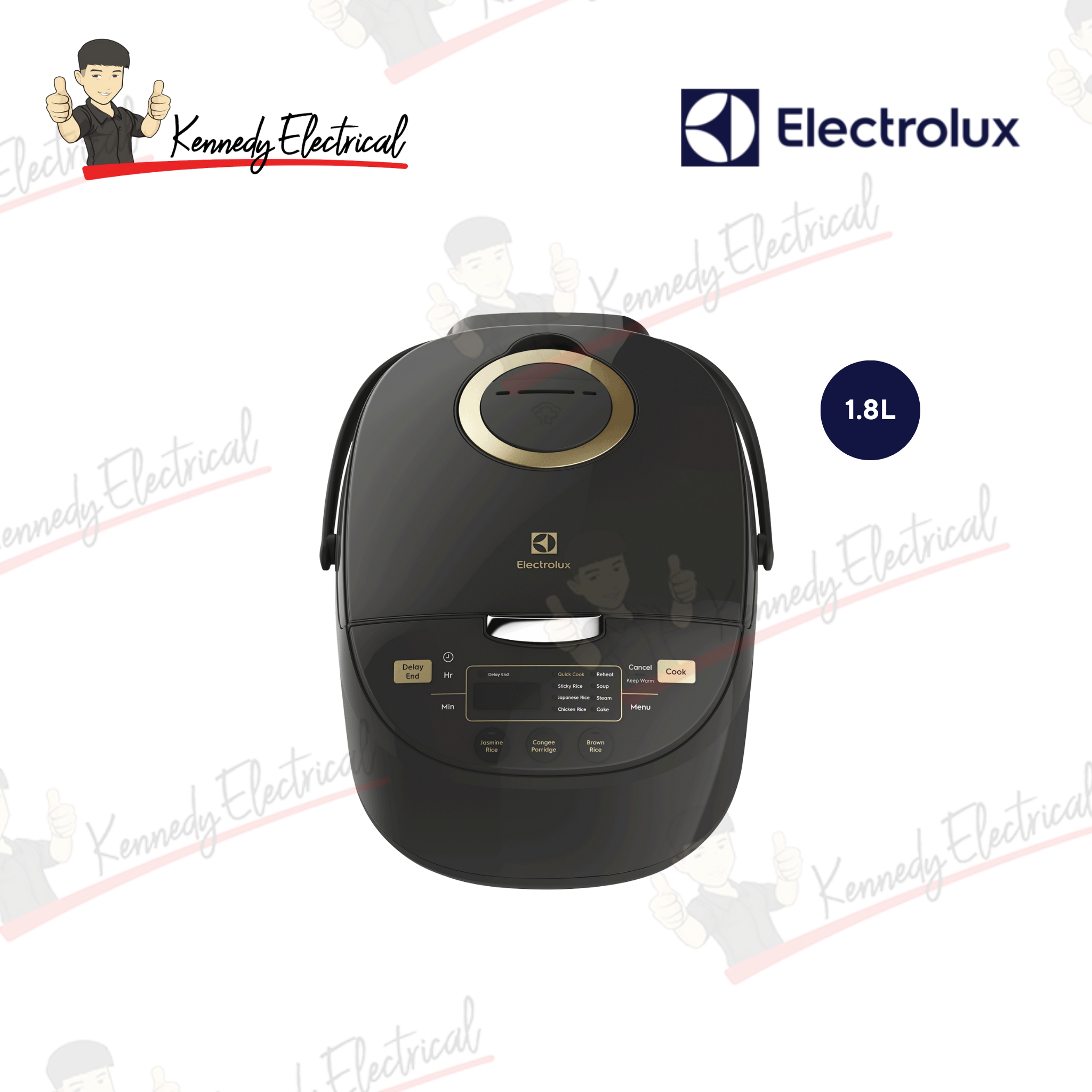 Electrolux Explore 7 Digital Rice Cooker 1.8L (E7RC1-650K)