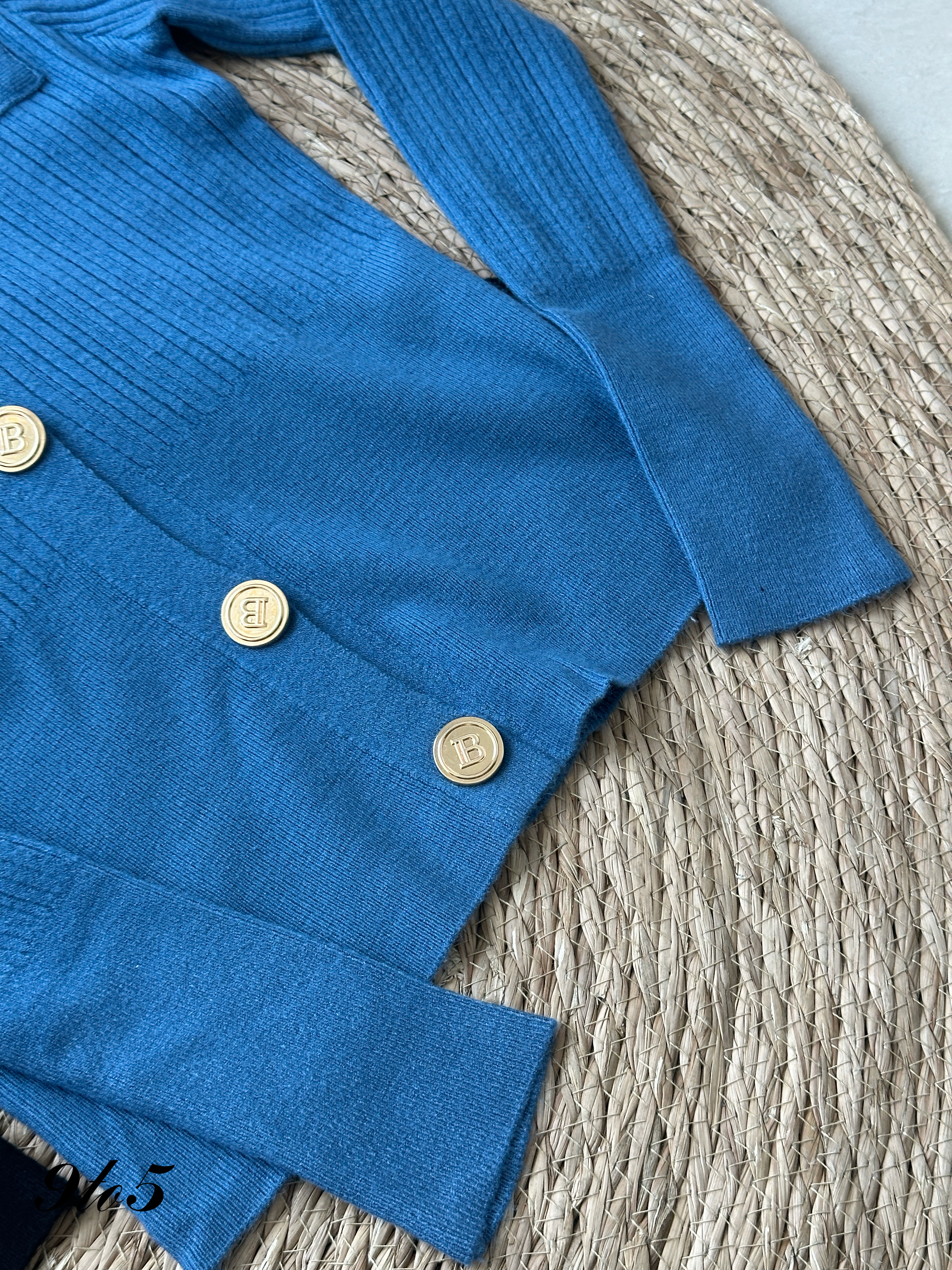 T4233 V Neck Ribbed Cardigan - 4 Colors 