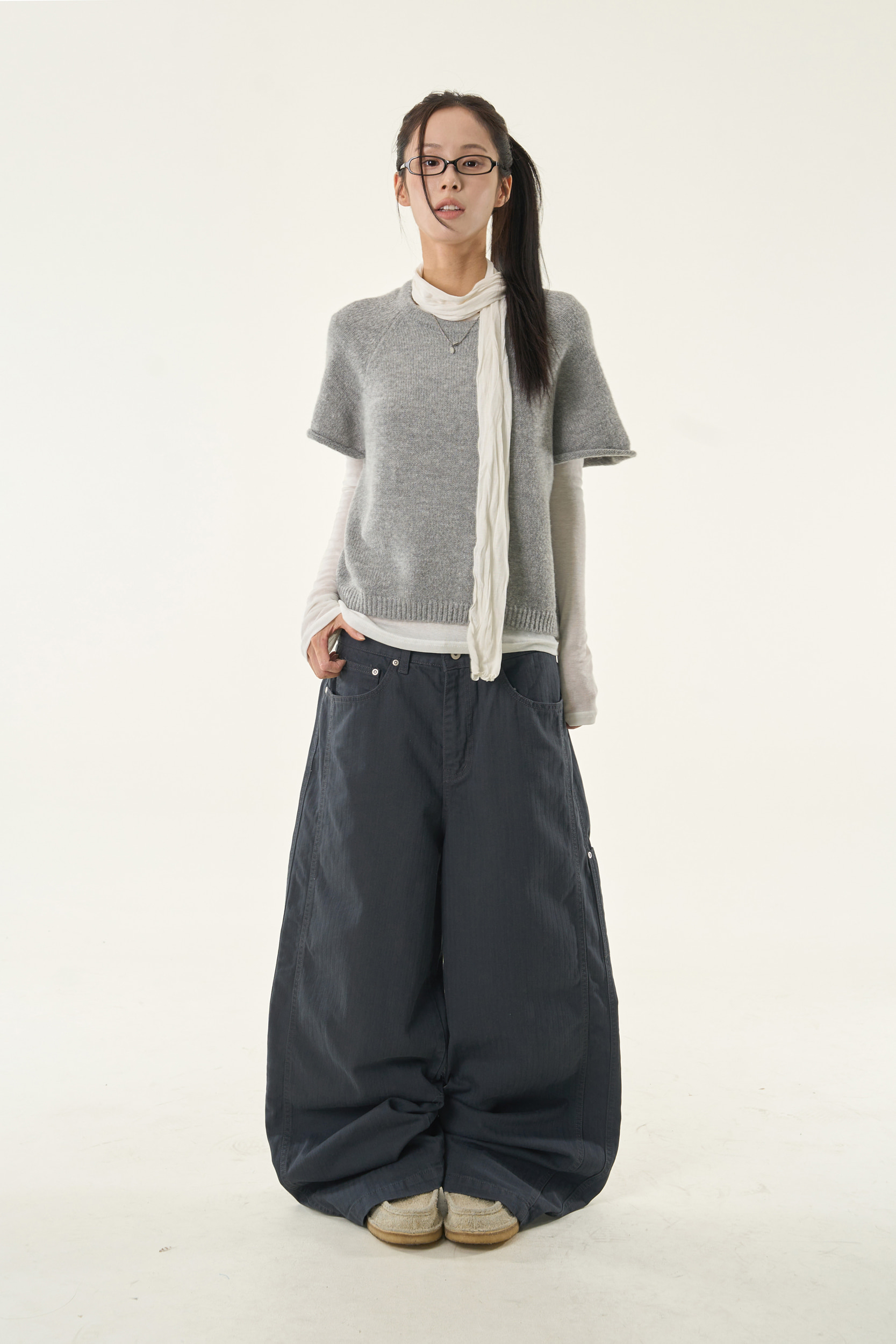 Pocket Wide Leg Cargo Pants