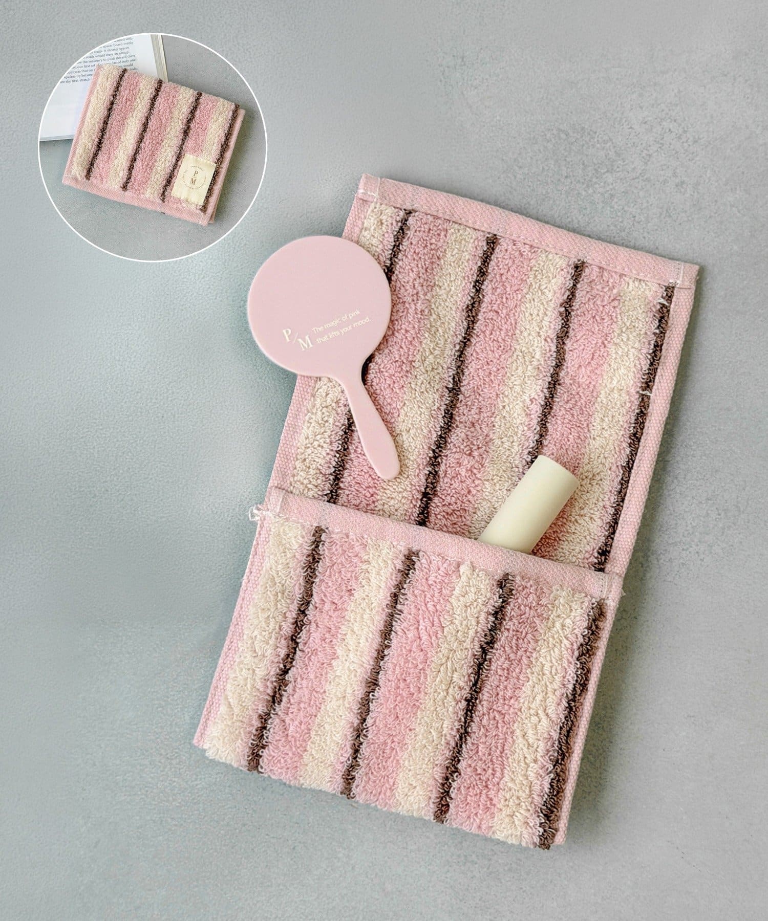 日本 3coins 毛巾收納袋