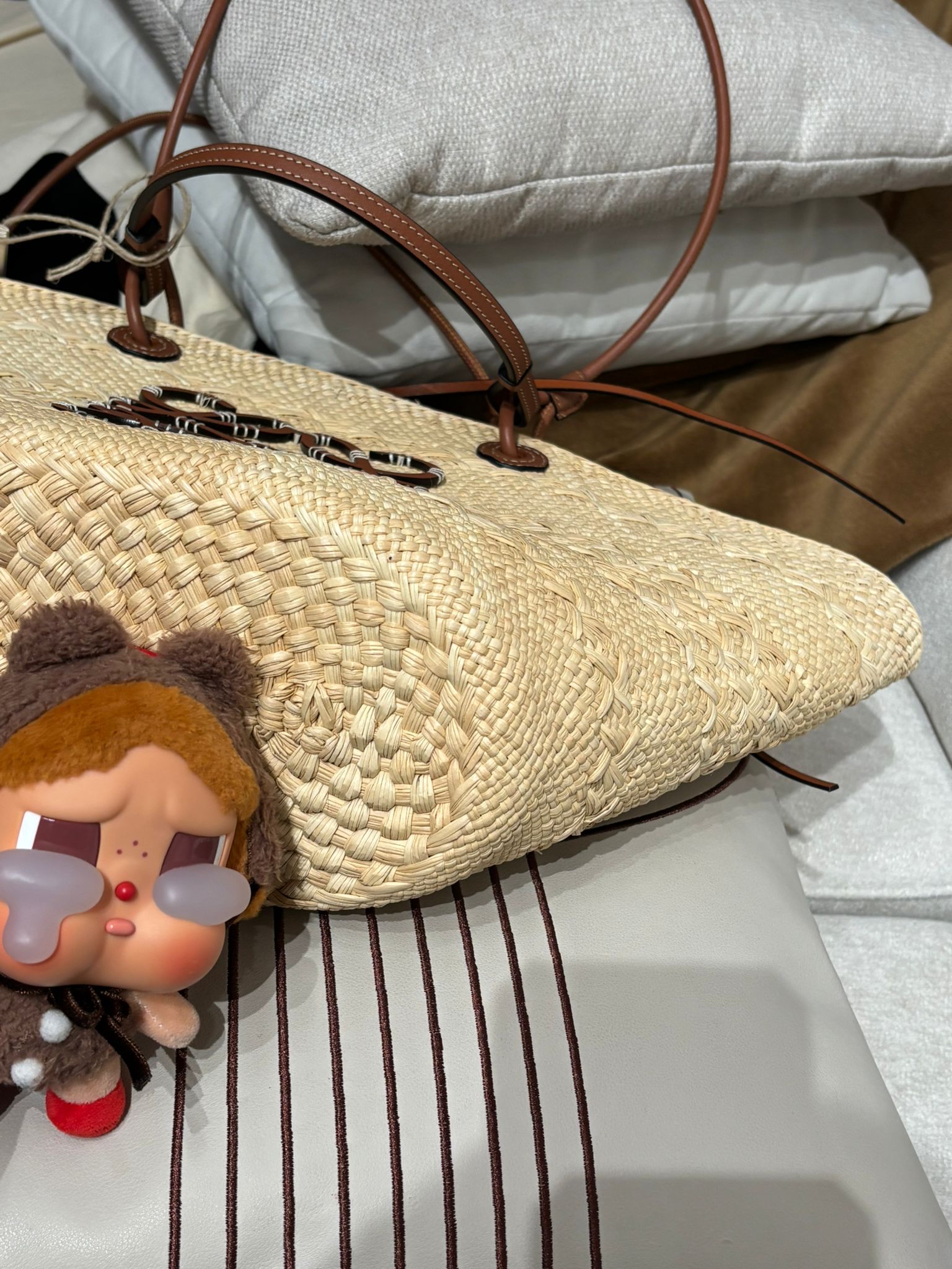 Loewe Paula's Ibiza Anagram basket bag 100%Authentic, 99%New✅Dust bag✅Tag