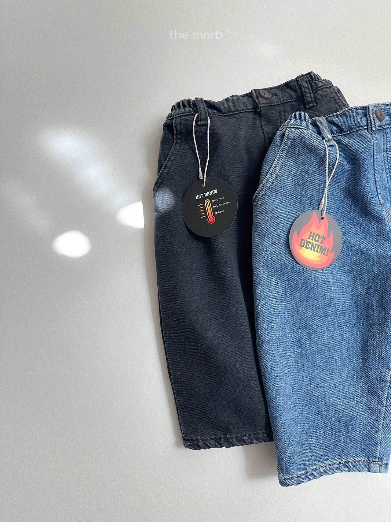 Mnirobe | Dart denim pants