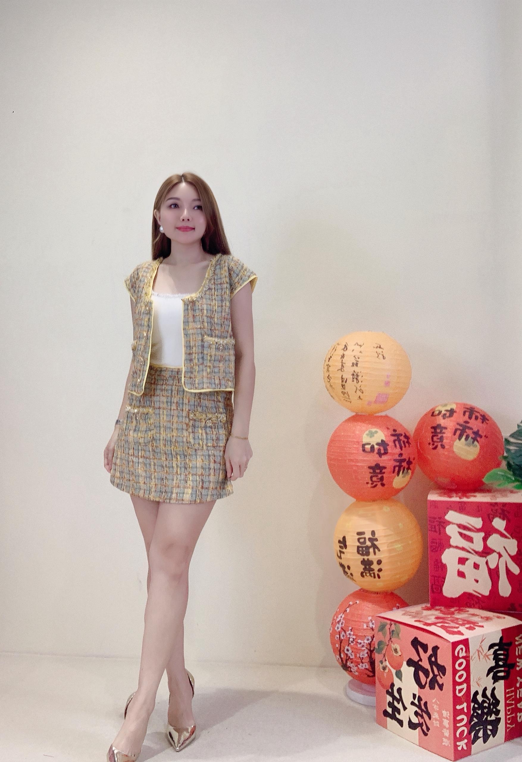 独家无袖小香风上衣 2640