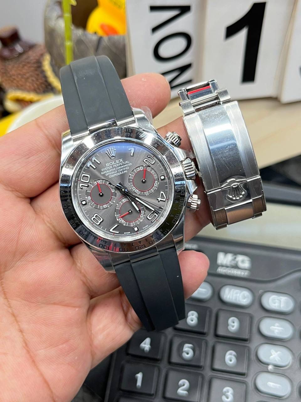 劳力士迪通拿/40mm灰魔迪/丹东全自动机械机芯🌟