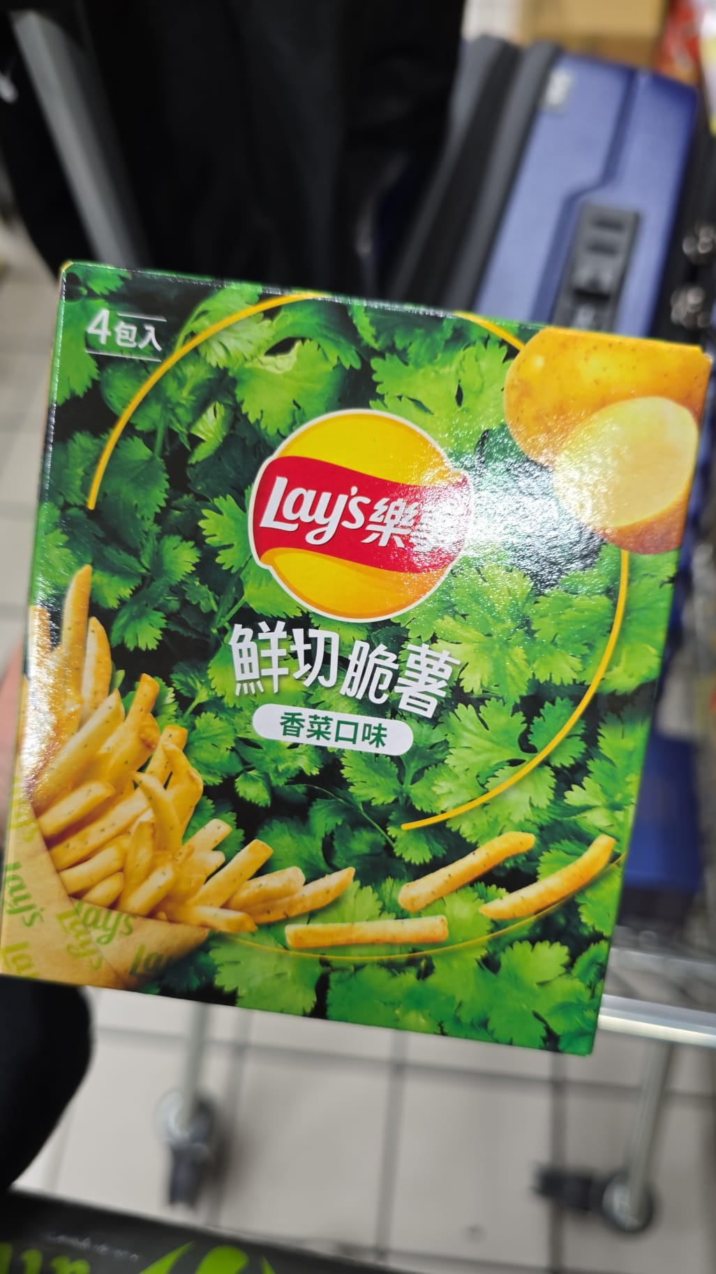 lay's 脆薯香菜口味