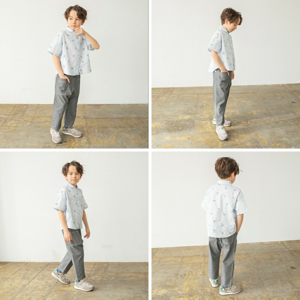 🆕【⭐訂購⭐】🇯🇵日本直送🌀花卉刺繡 短袖襯衫［2款選］🌀[ELBA-0155][260321]