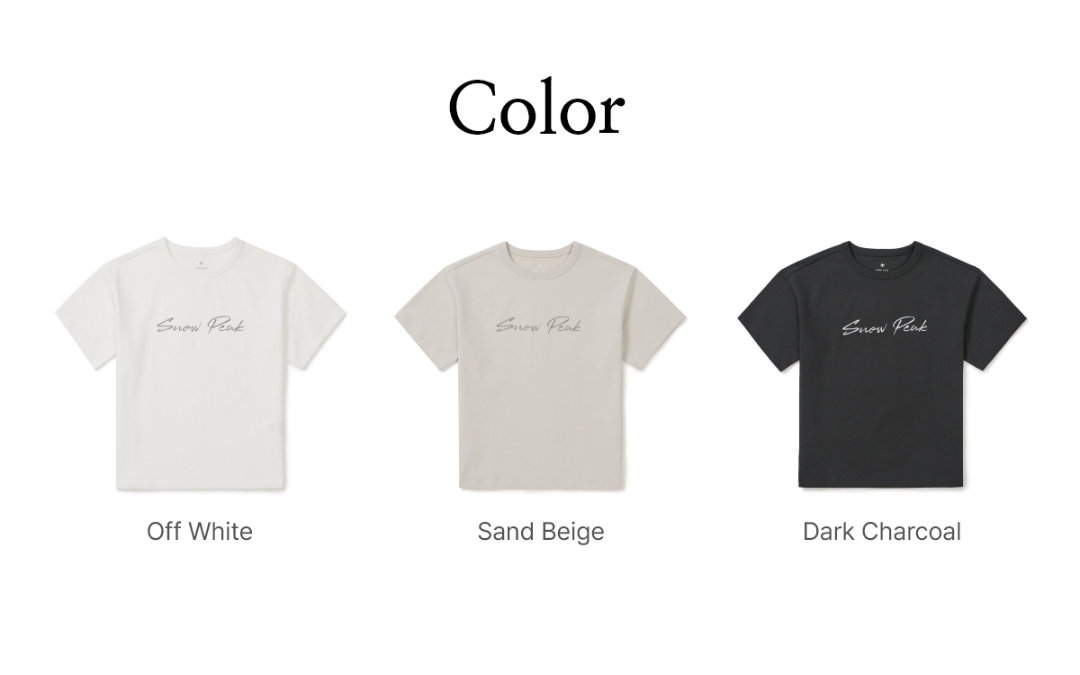 Snowpeak Aerocool 涼感Tee