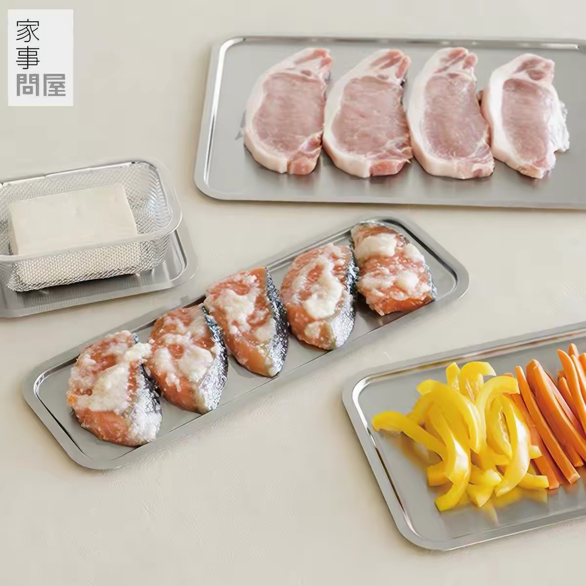 日本家事問屋304不鏽鋼料理盤