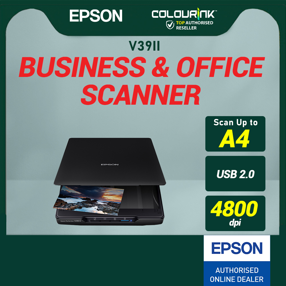 Epson V39II ES50 ES60W ESC380W Scanner Copy Pdf Micro Usb A4 Photo & Document Scan Home Office ADS-2400N ES-C580W