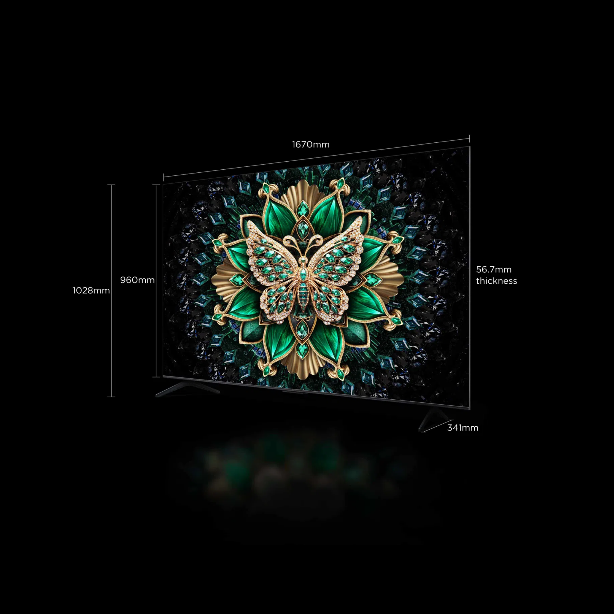 TCL 75" C6K Series QD-Mini LED 4K Google TV (75C6K)