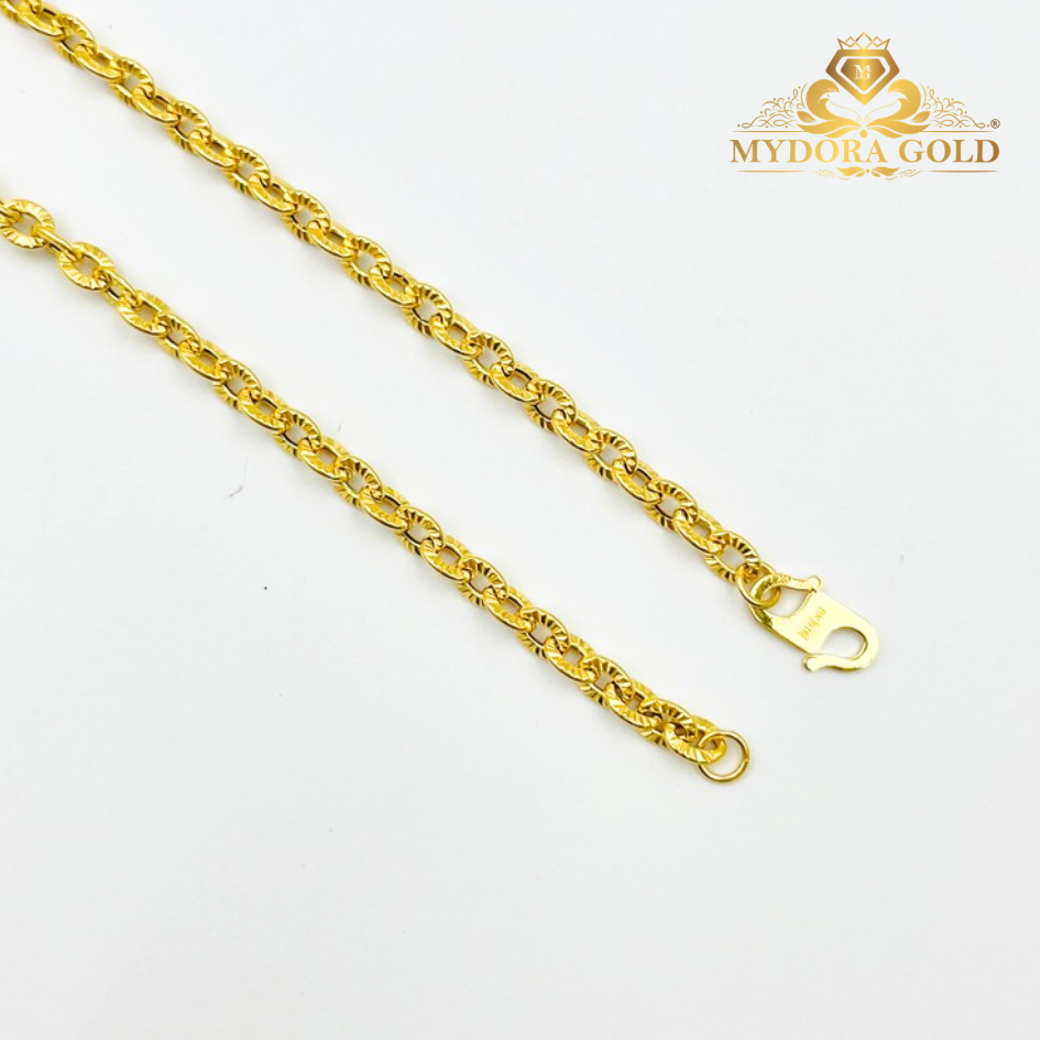 MYDORA Rantai Tangan Sauh Matahari l EMAS 916/22K