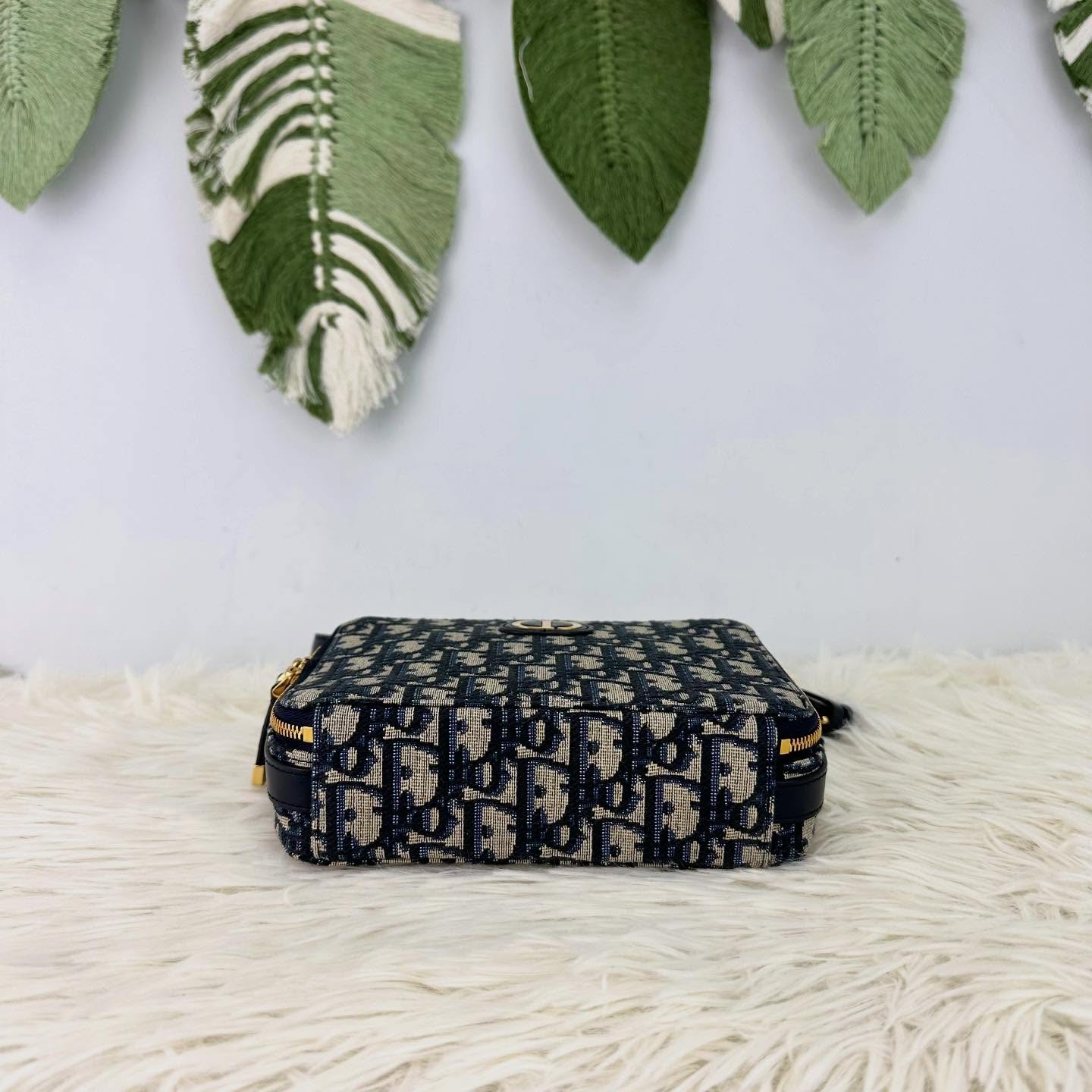 DIOR 🤍PRE OWNED Oblique 30 Montaigne Box Bag 手提單肩斜肩包💙