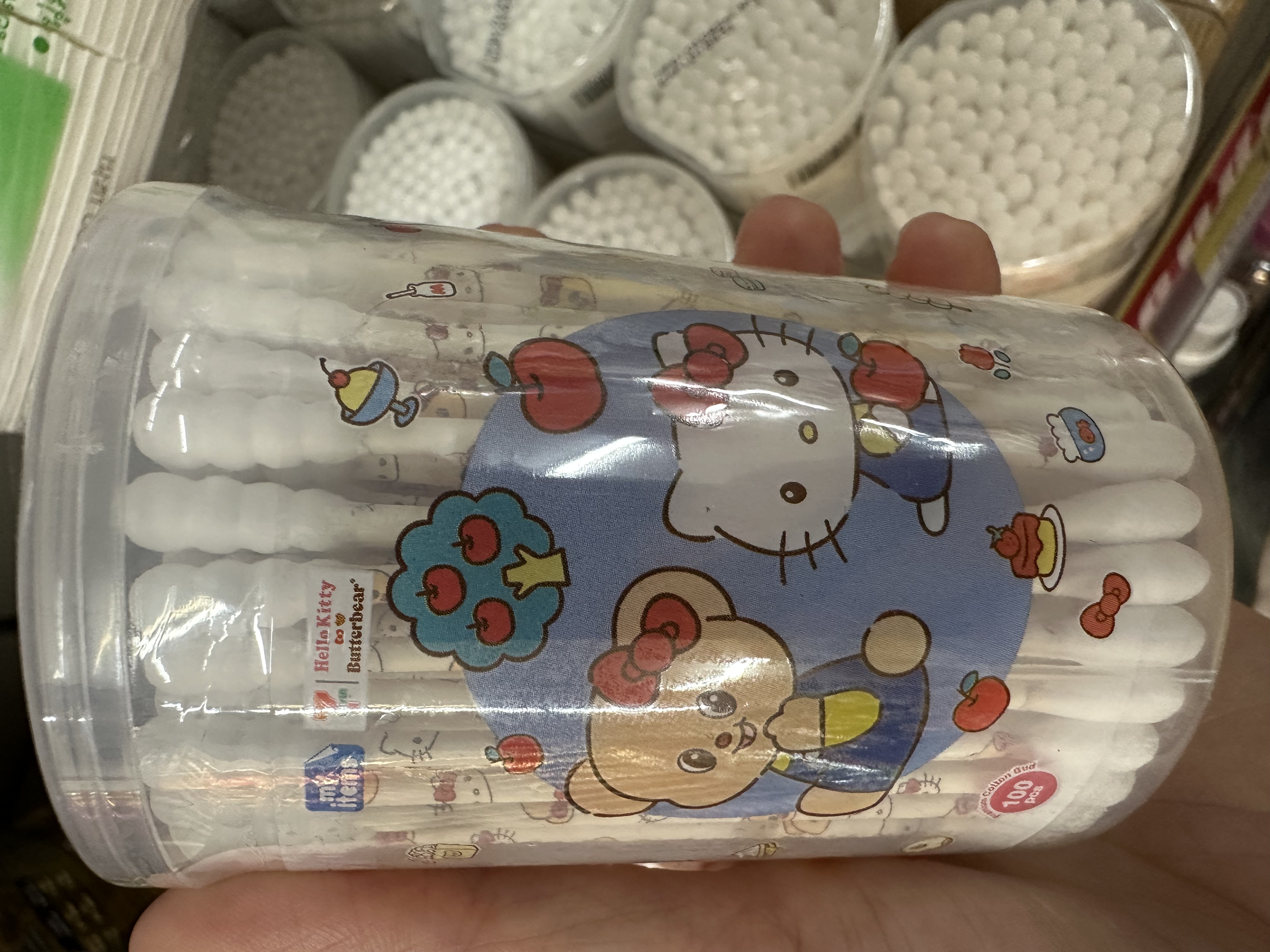 7-11 x Butter Bear 棉花棒 100入