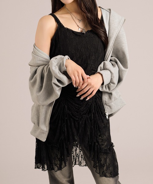 lace抽繩吊帶外搭【JOT003】