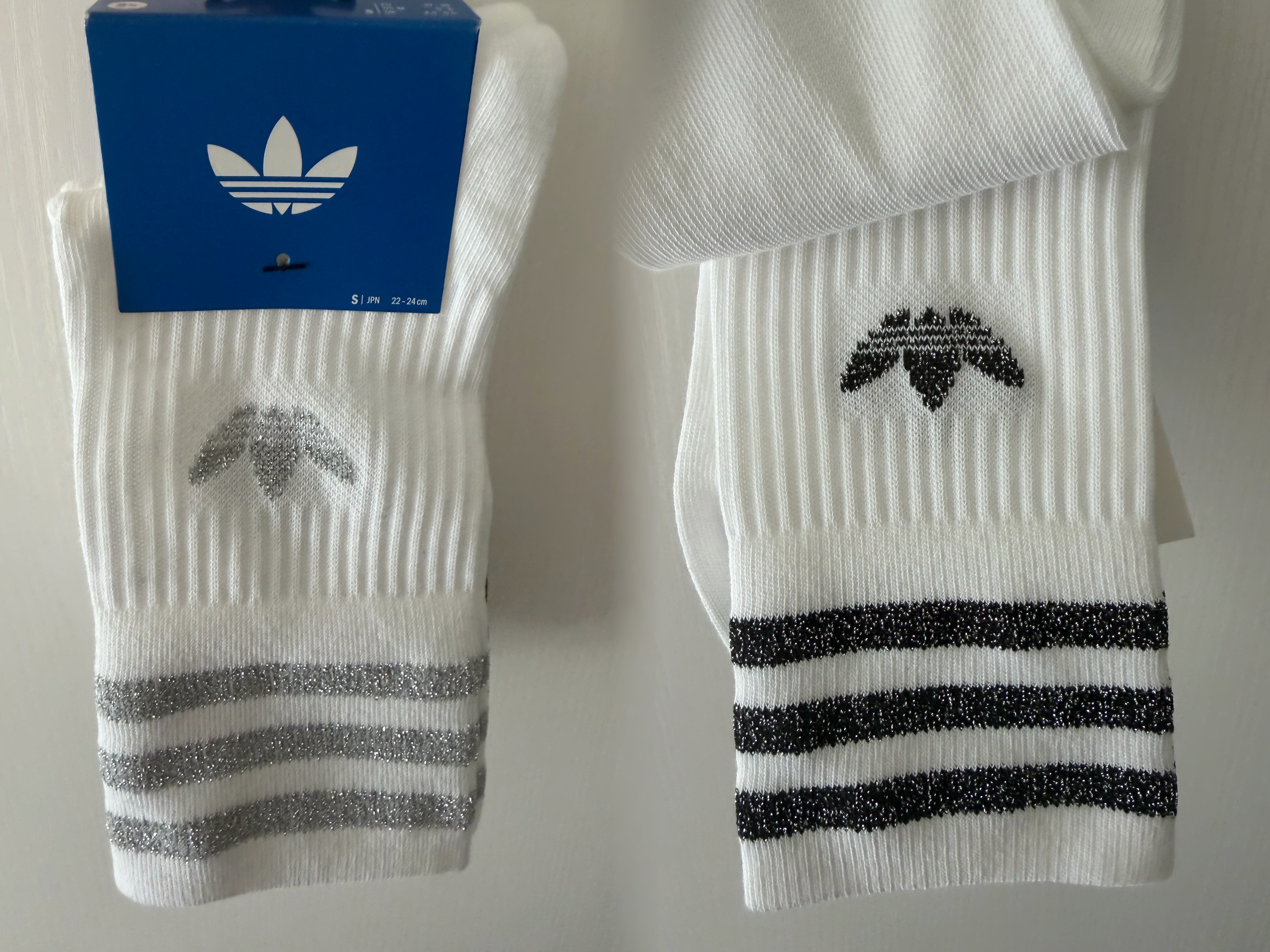 Adidas 韓國限定閃閃襪子