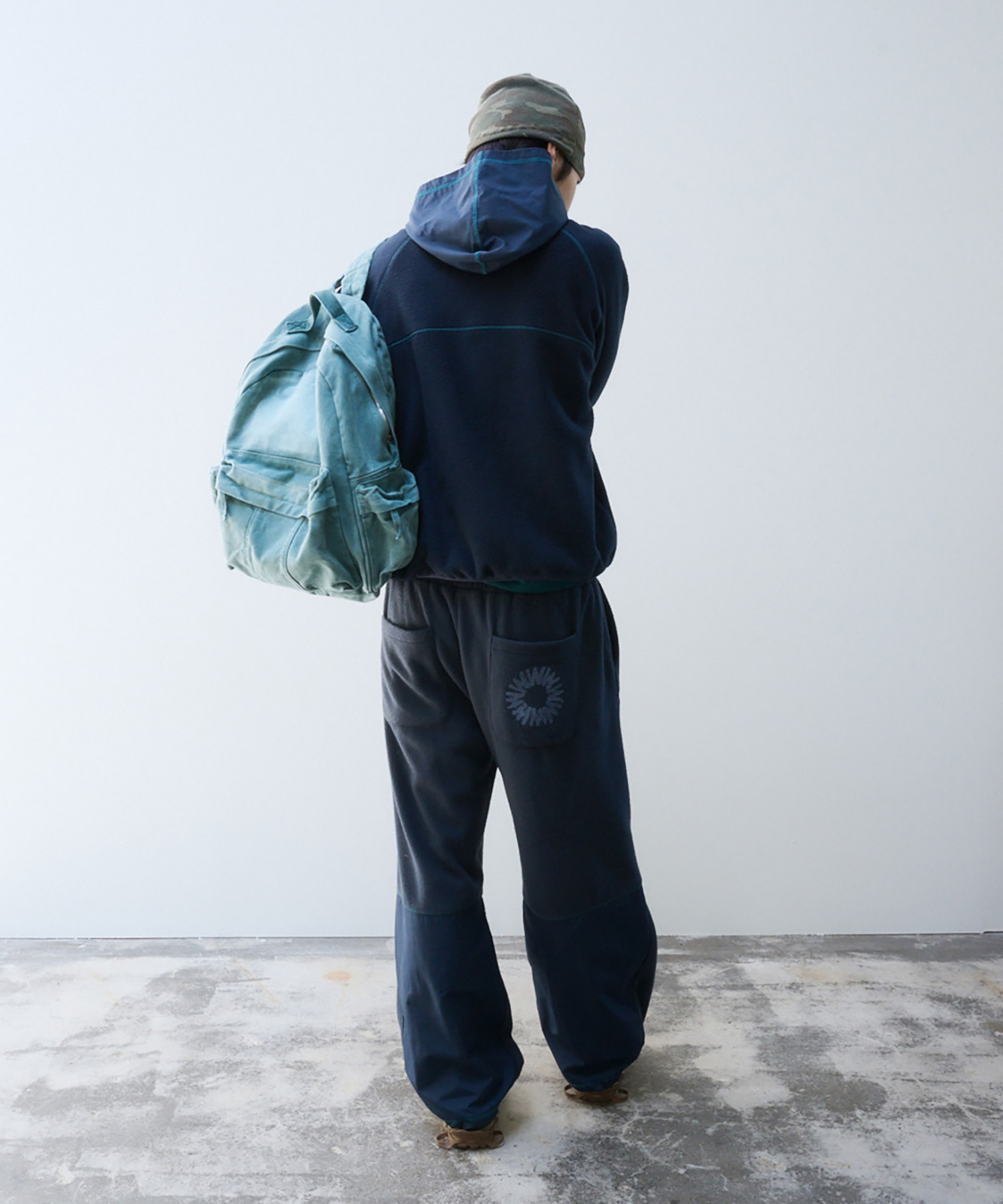 999 Humanity - MODULAR FLEECE JACKET (NAVY)