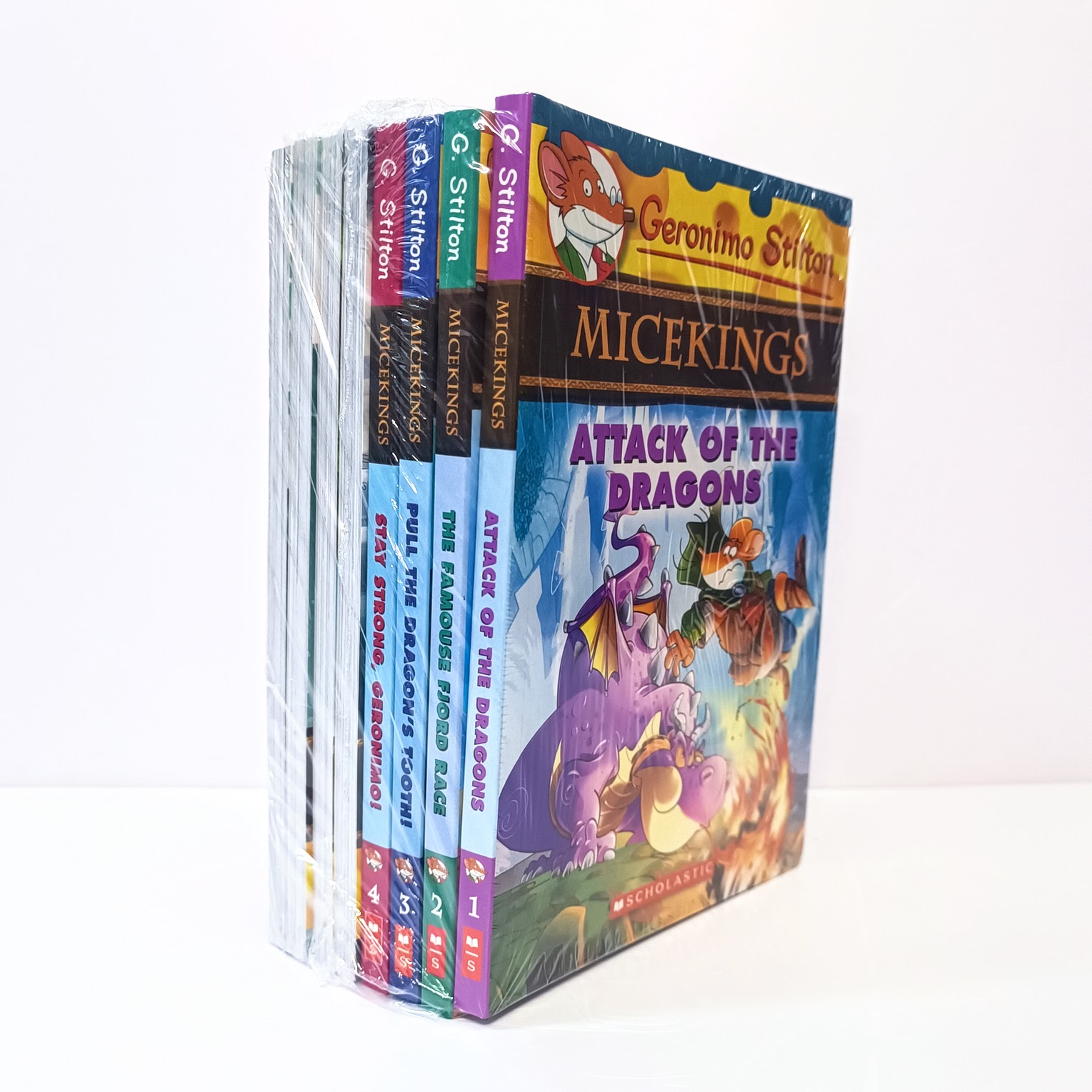 Geronimo Stilton Micekings 8 books | 王者之鼠 |Age 7-13+ | S100	