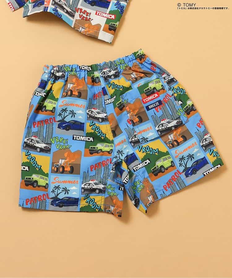 🇯🇵預訂 日本直送🇯🇵Breeze x Tomica系列兩色車車滿印水陸兩用短褲