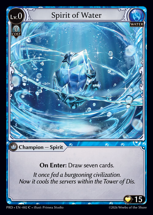 Spirit of Water / PRD-002 (C)
