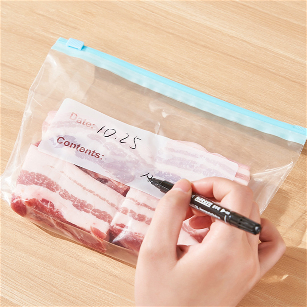 kinbata加厚食品級保鮮袋  食物袋 密實袋 封口袋 高品質 冰箱專用拉鏈袋 S [平行進口]  HK2692