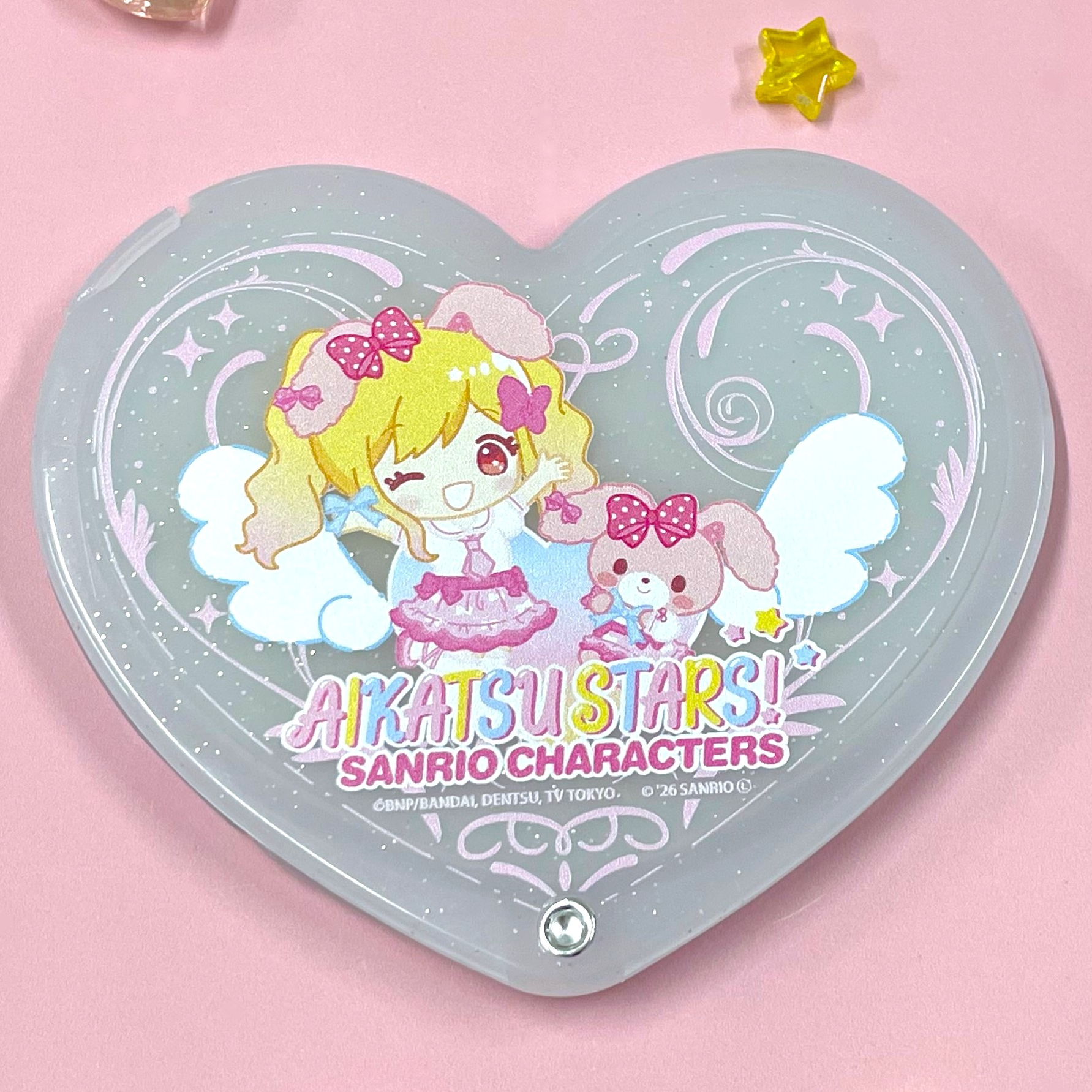 星夢學園 Aikatsu Stars! × Sanrio 心型滑鏡 #P-AKG0356 [A3] (PRE-ORDER) [2026/07]