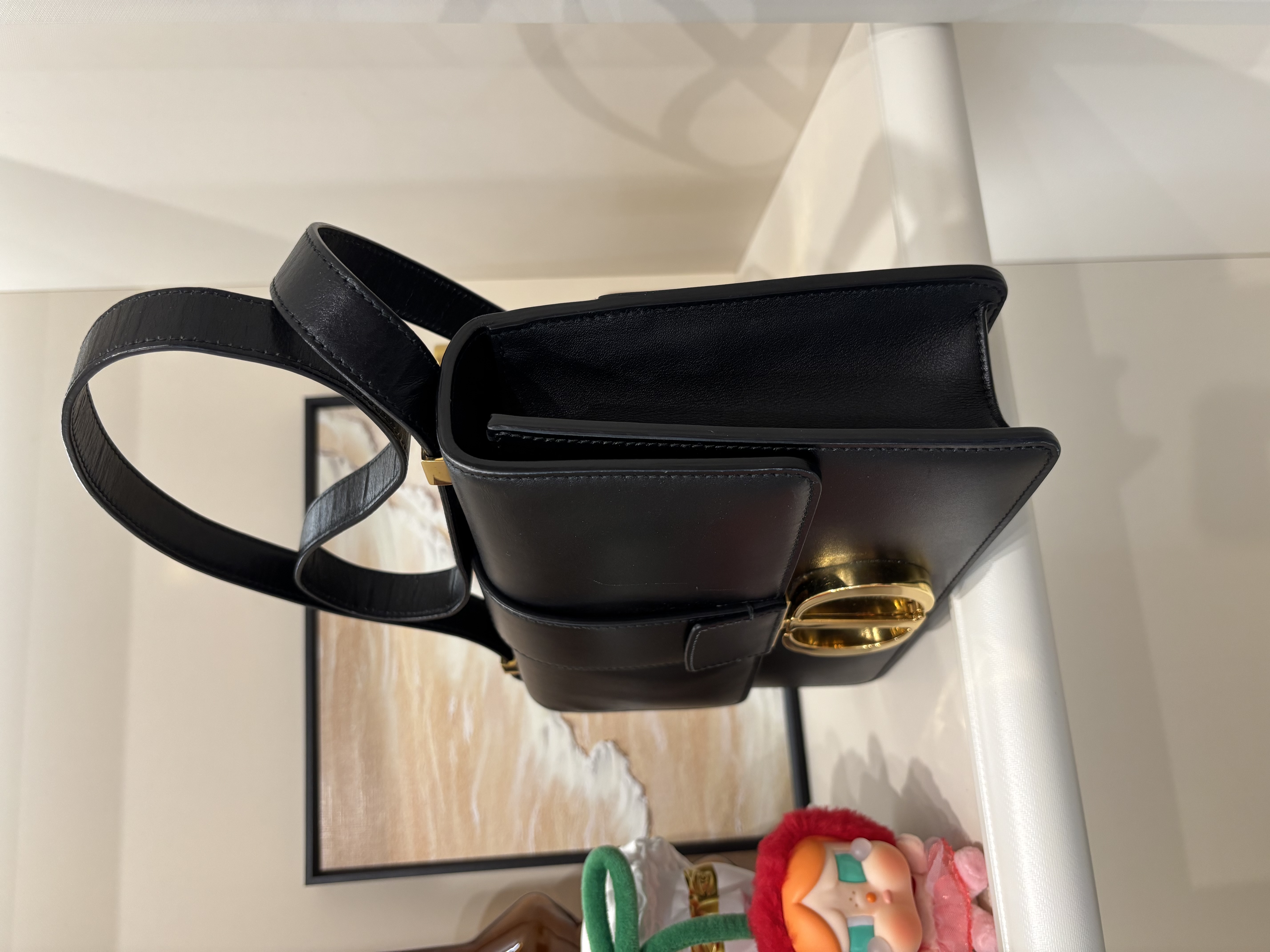 Dior Montaigne 30 Crossbody Bag 黑金 100%Authentic, 90%New ✅ certificate