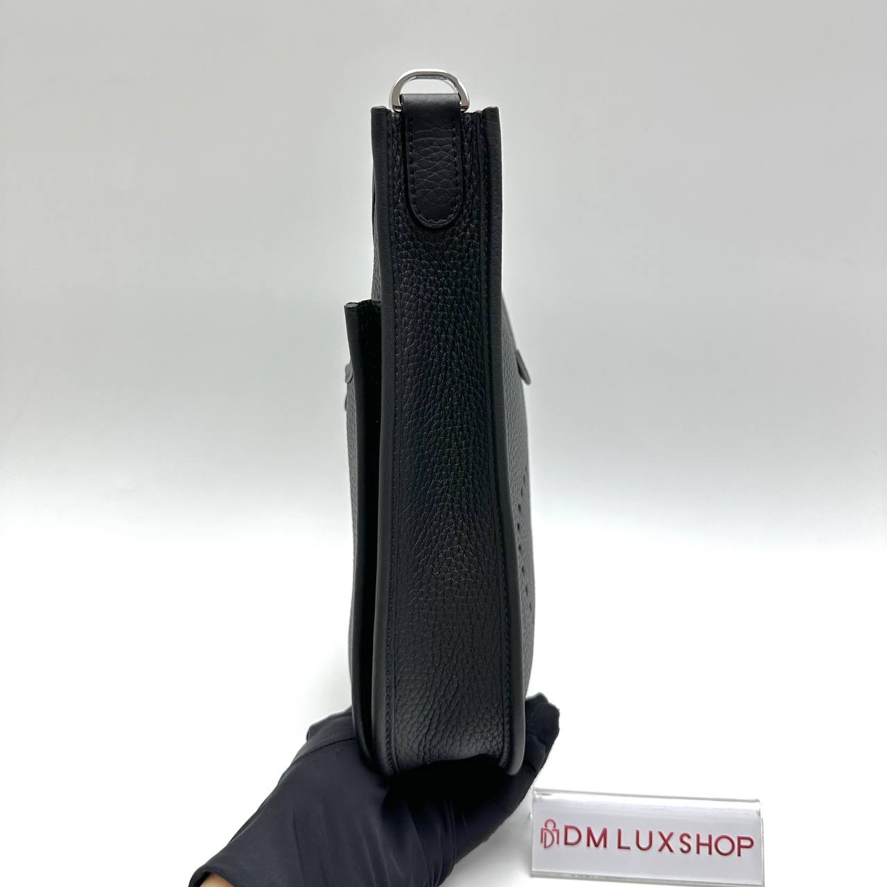 Hermes Black Clemence Evelyne 23 PHW (Stamp G, Y: 2026)