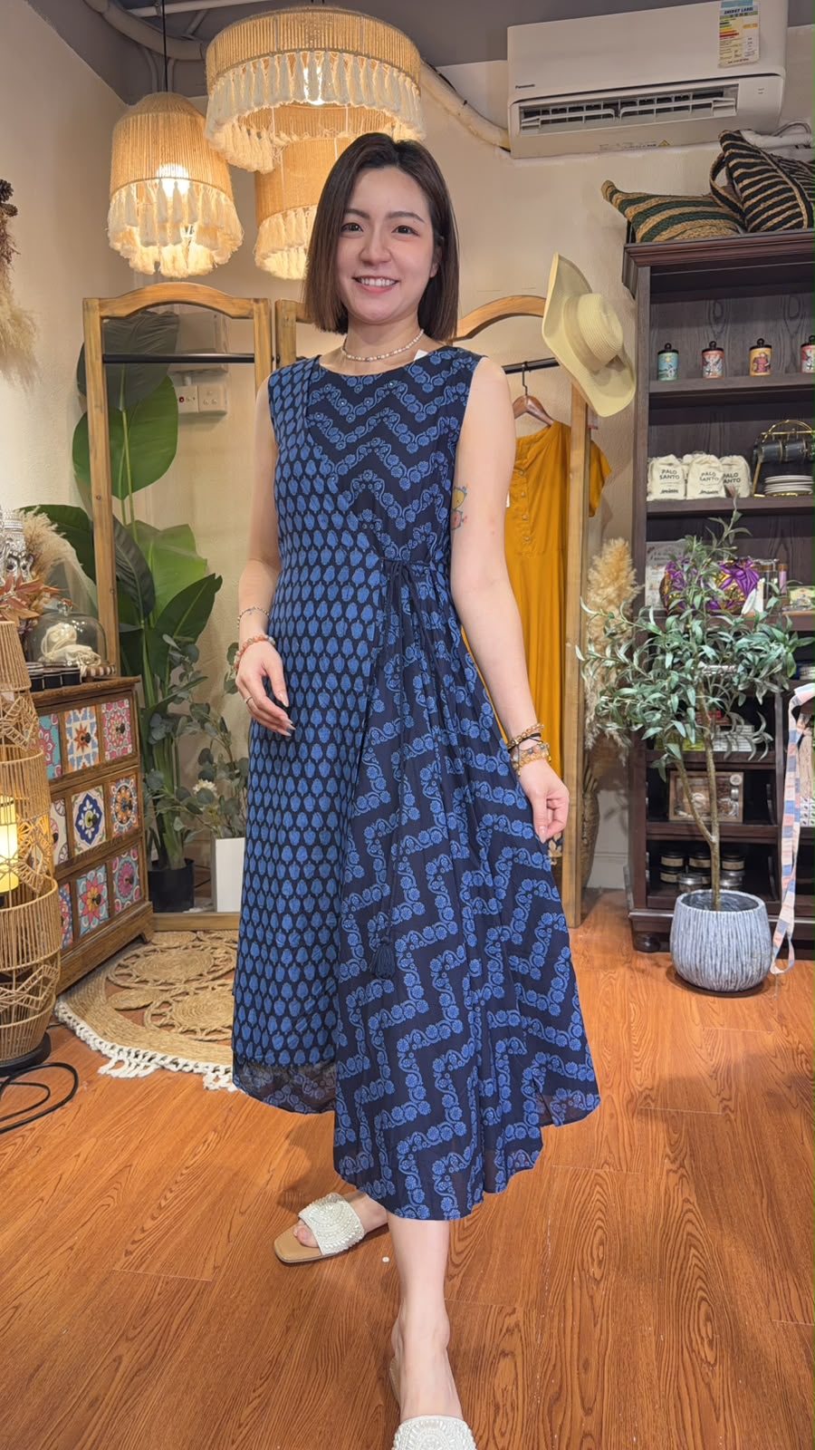 3167 2 Blue Blockprint JP Overlap Op 42"-47"