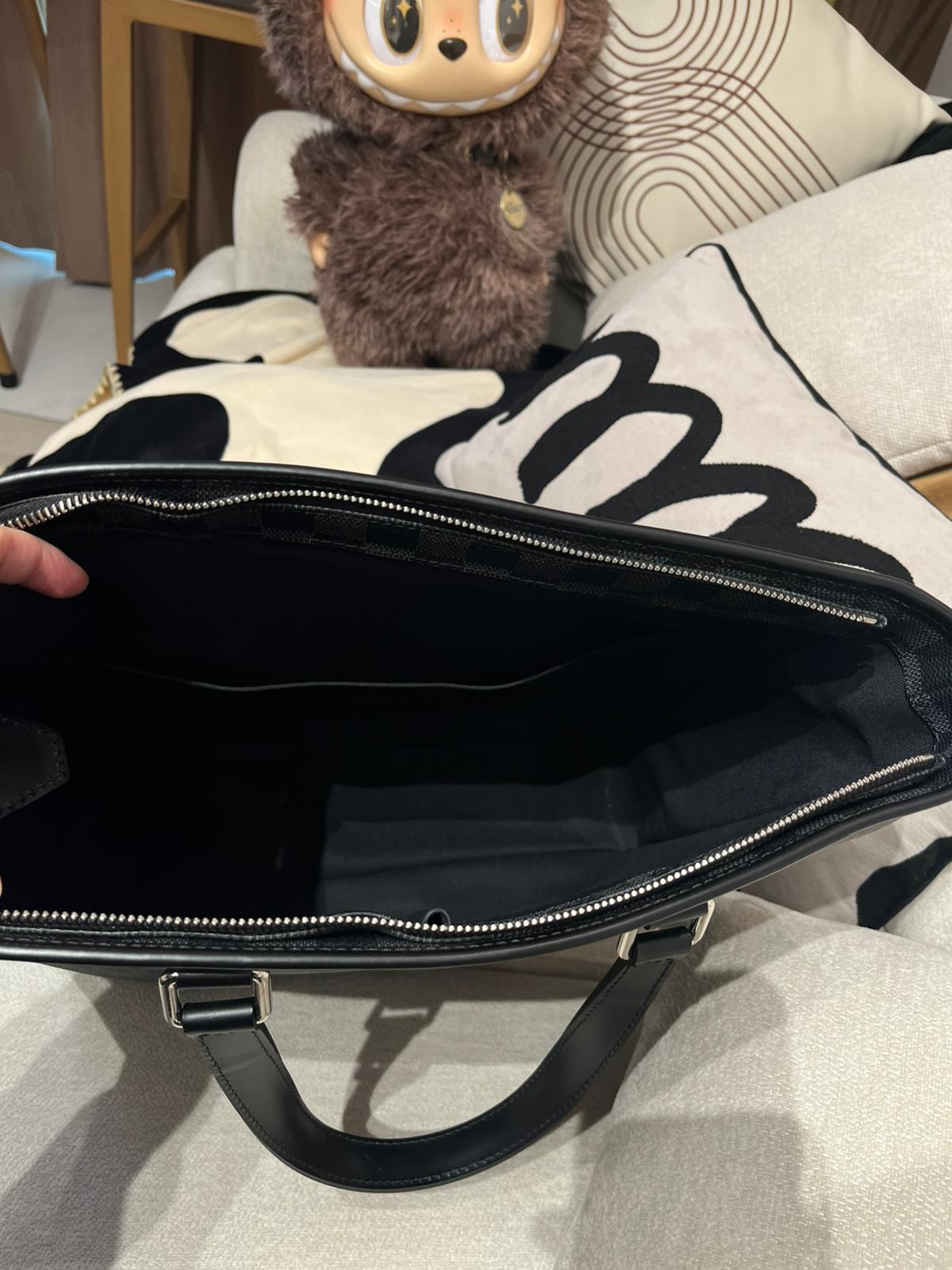 LV Damier Graphite 2Way Bag M41259 100%Authentic, 98%New ✅Dust bag