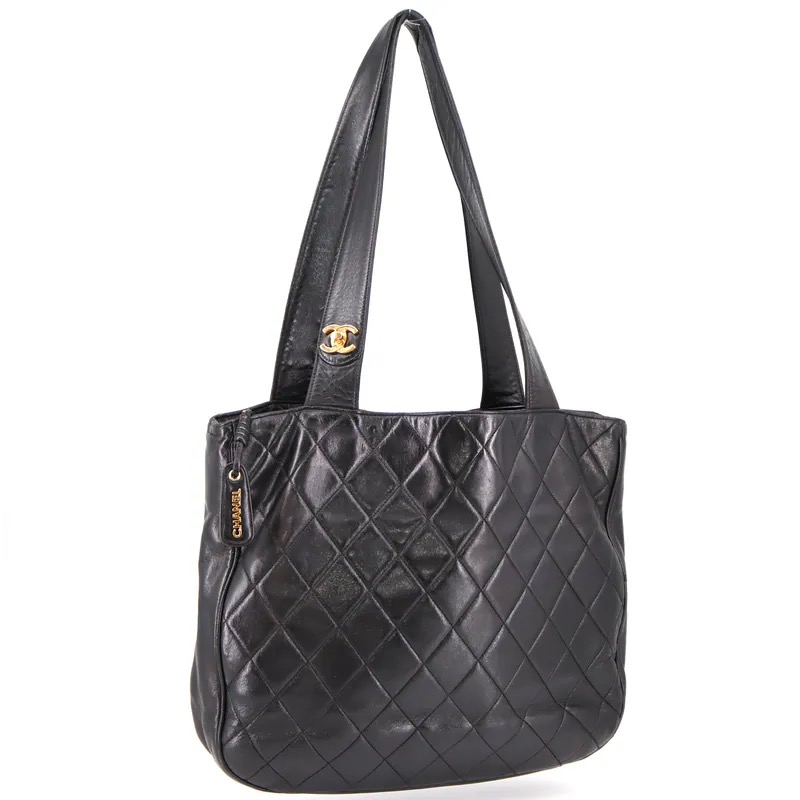 Chanel Matelasse Lambskin Shoulder Tote Bag
