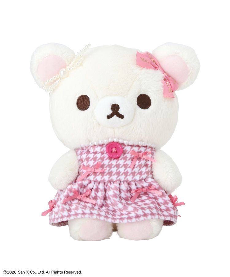 🎀【預訂】Maison de FLEUR × RILAKKUMA 白熊公仔掛飾