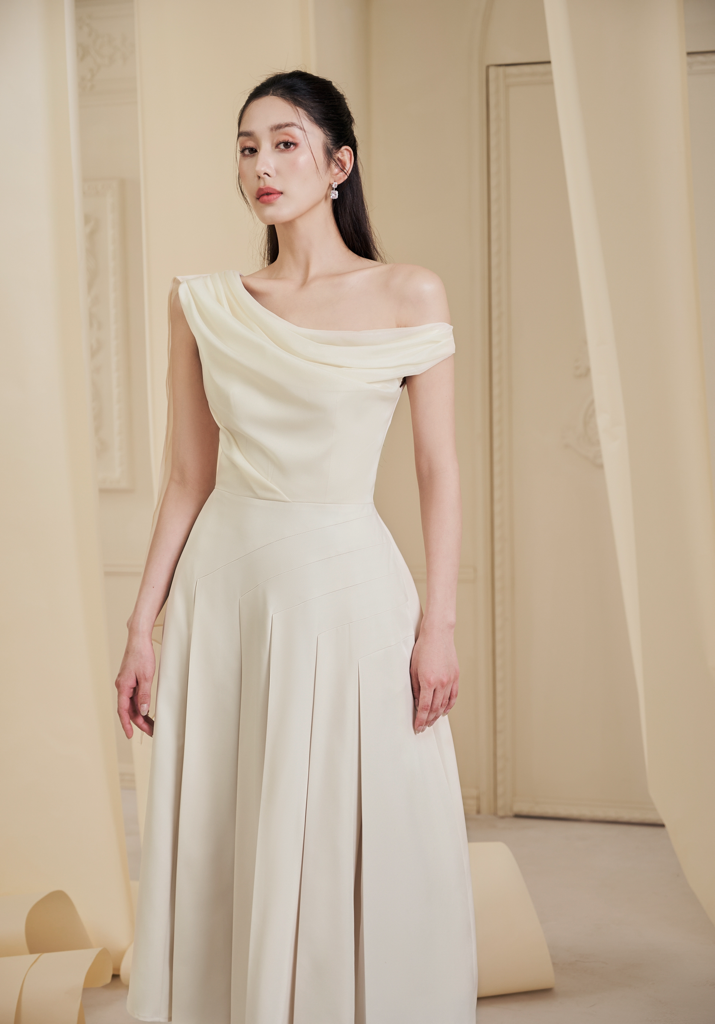 Hazel Dress (Cream)
