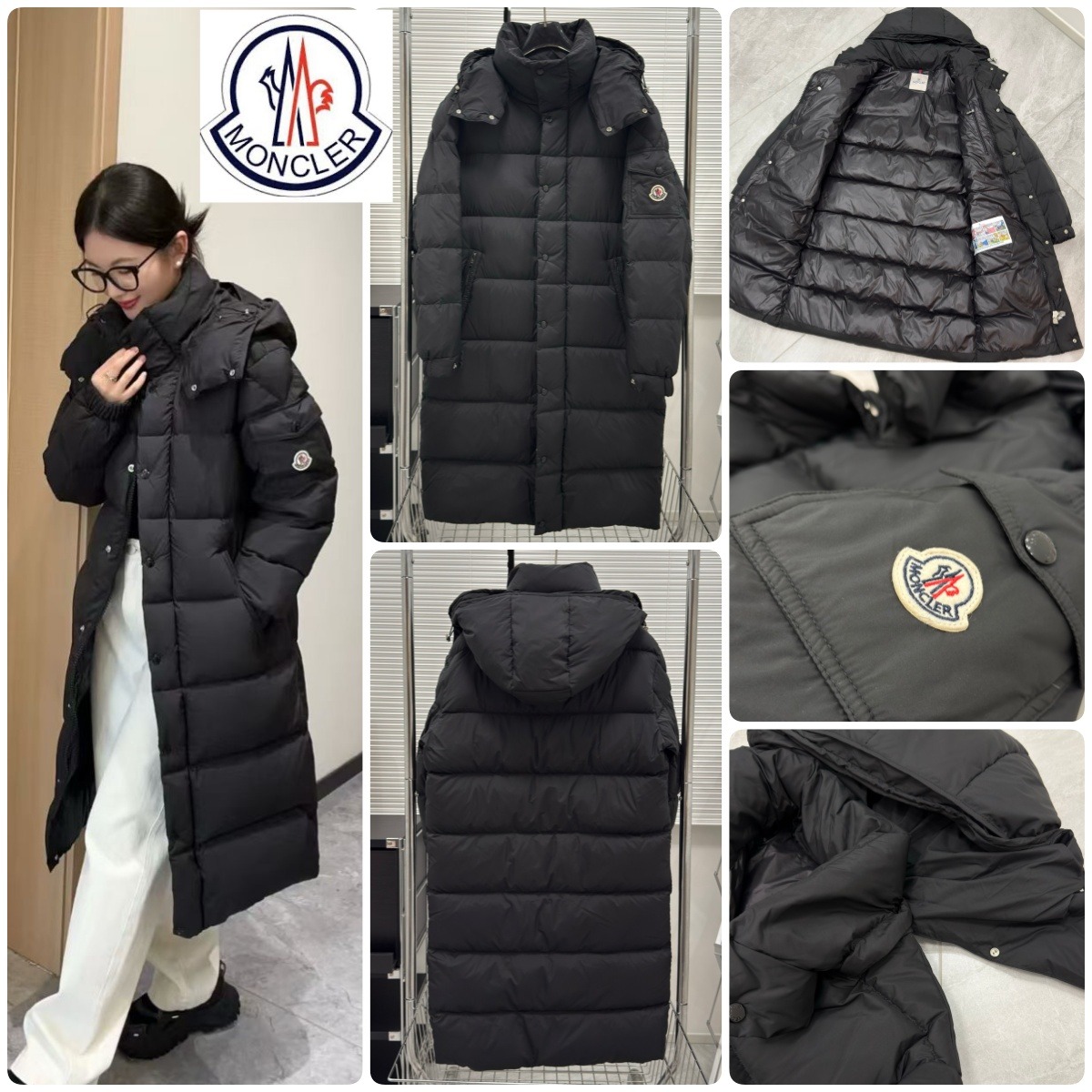 Moncler MAYA Long Matte Down Jacket 長款霧面羽絨服