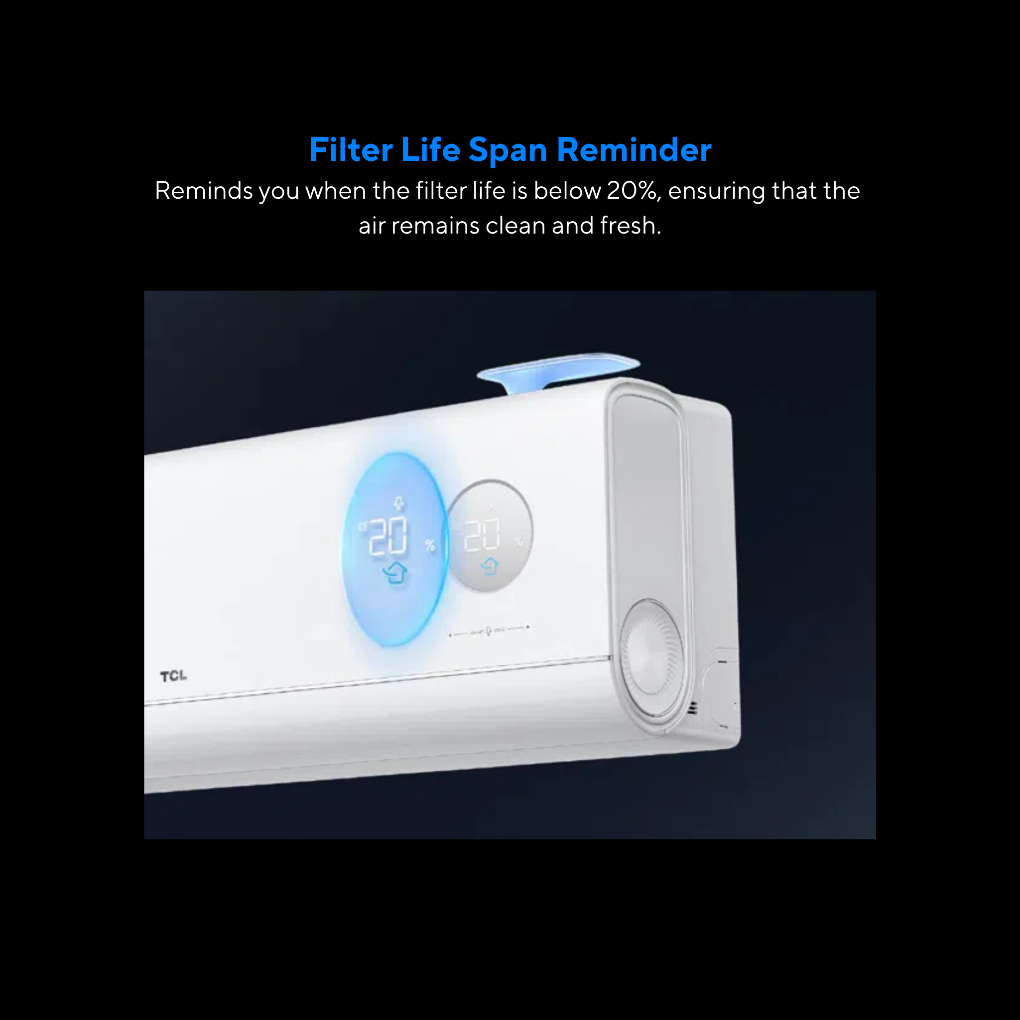 TCL 1.0HP FreshIN 3.0 Series Inverter Air Conditioner (TAC-10CSD/P7)