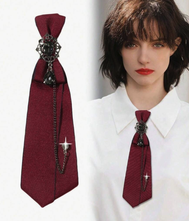 Chic Ladies Necktie or Ribbon