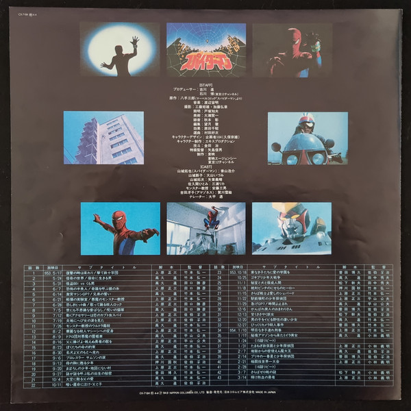 (超貴重) 東映蜘蛛俠 < Eccentric Sound of Spiderman > 1984 LP黑膠唱片