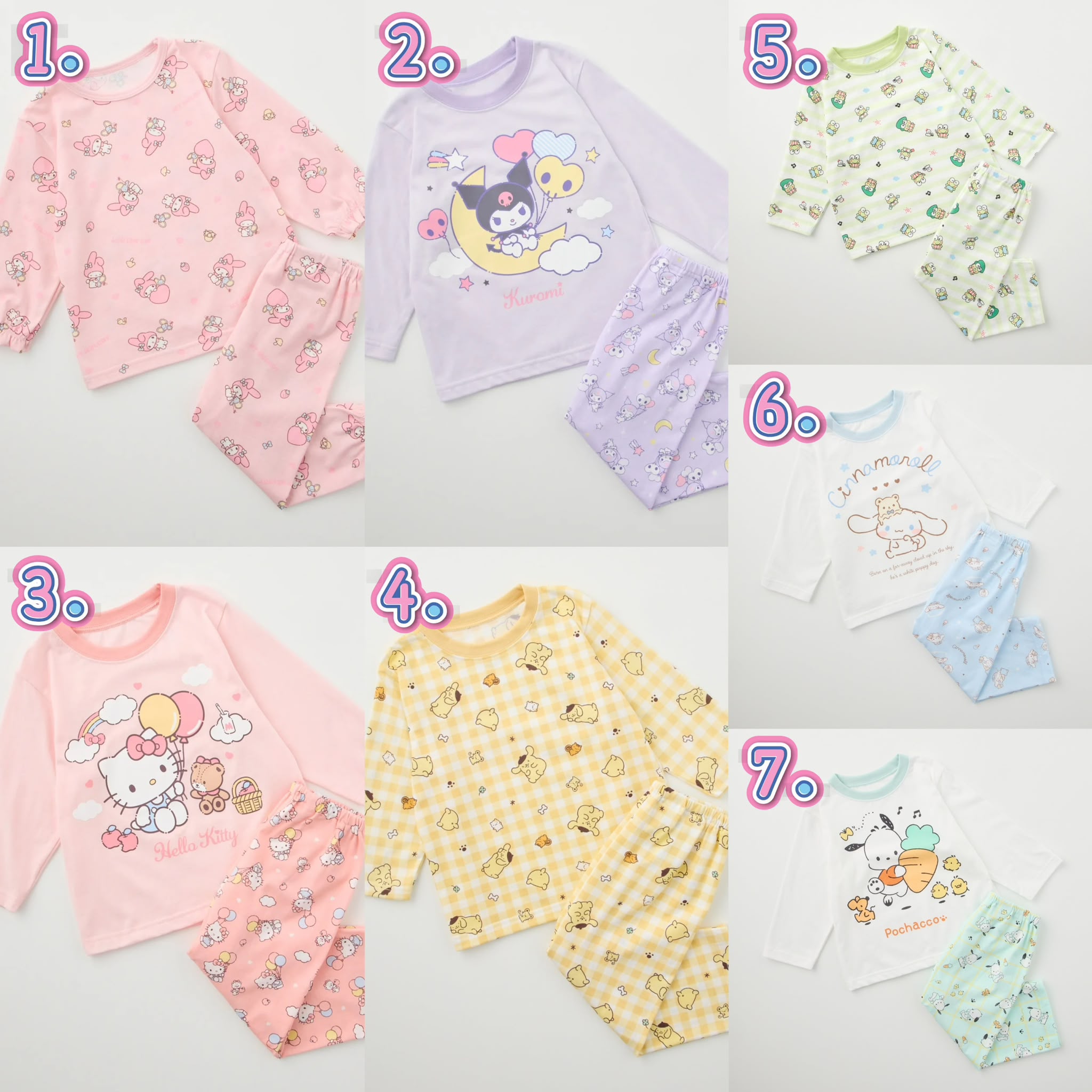 預訂款～🇯🇵日單 sanrio 純棉家居服