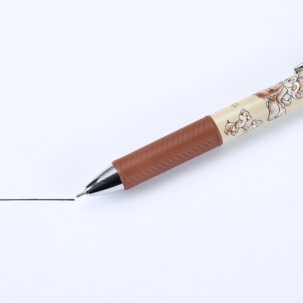 【日本 Disney Store 限定】Chip & Dale 鋼牙與大鼻 日本製 Pentel EnerGel 0.5mm 黑色 啫喱筆 690097