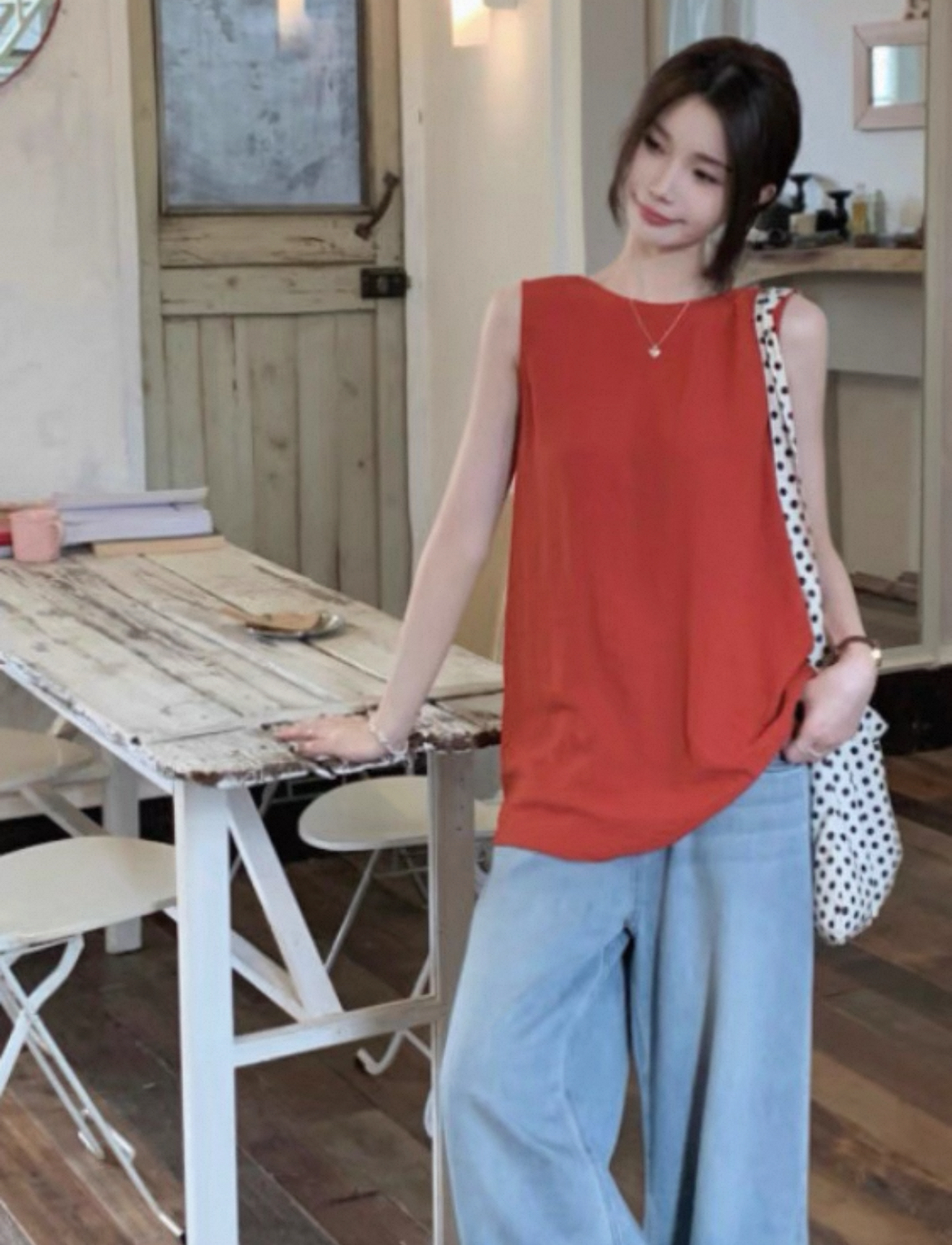 TP235 蝴蝶结绑带露背