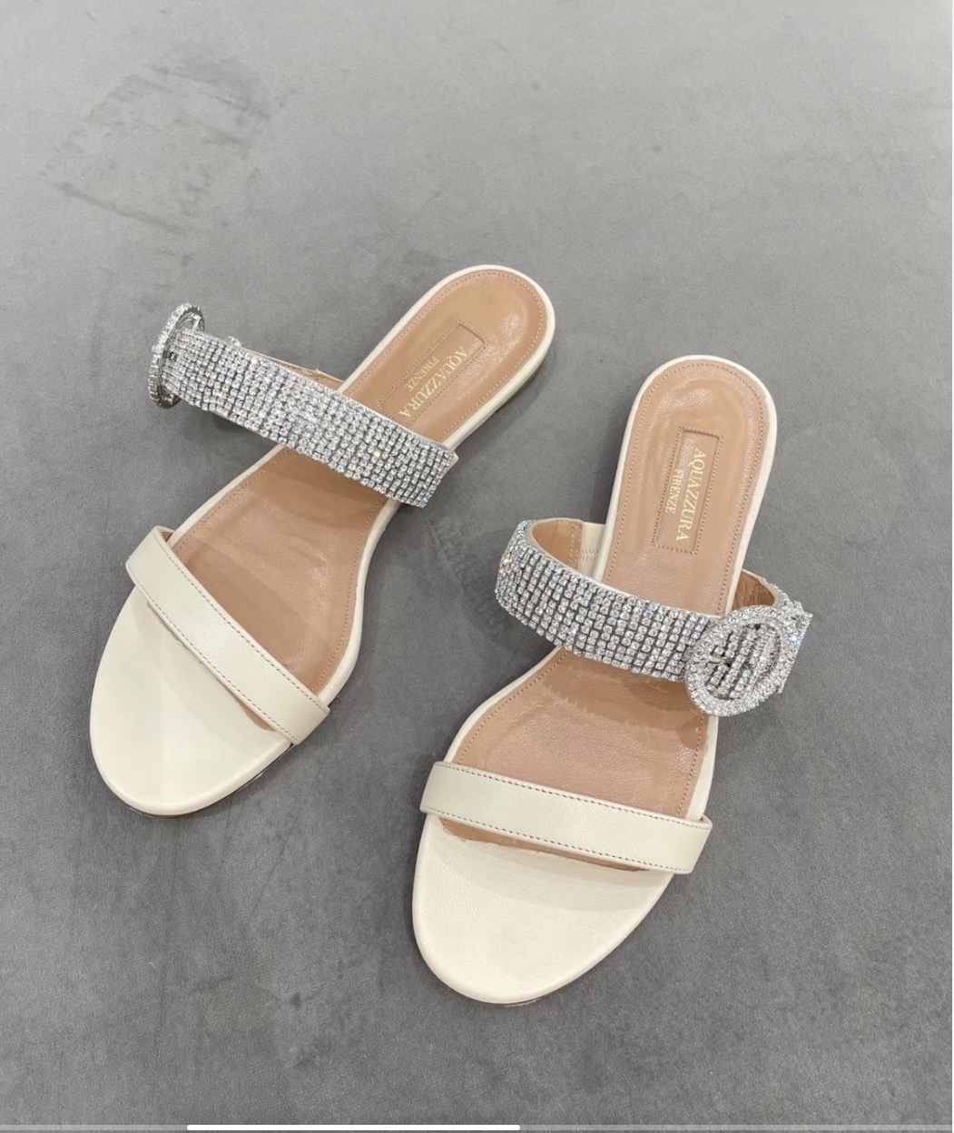 Aquazzura 水鑽涼鞋 37