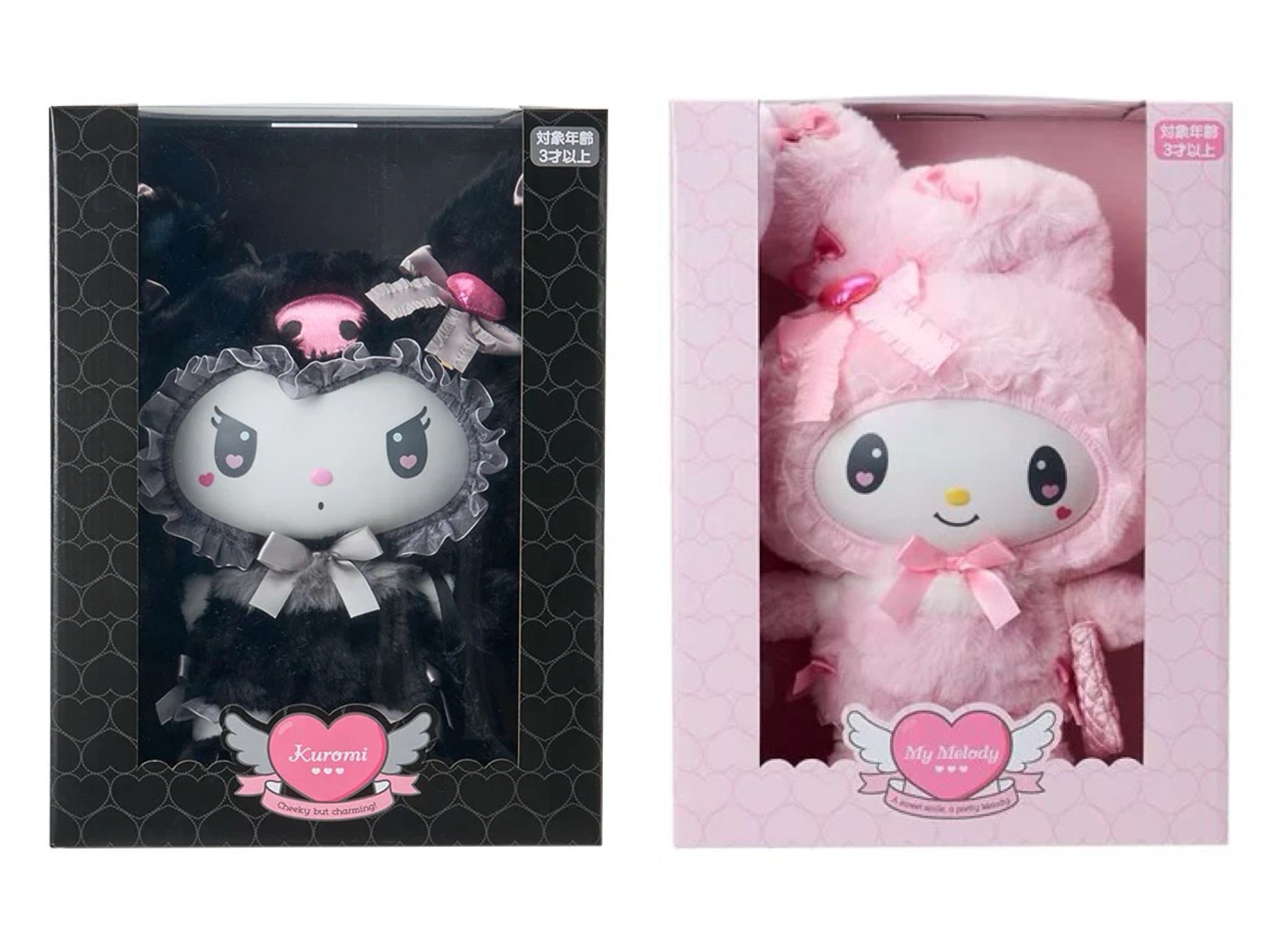 Sanrio My Melody 50th & Kuromi 20th 禮盒裝軟膠臉公仔