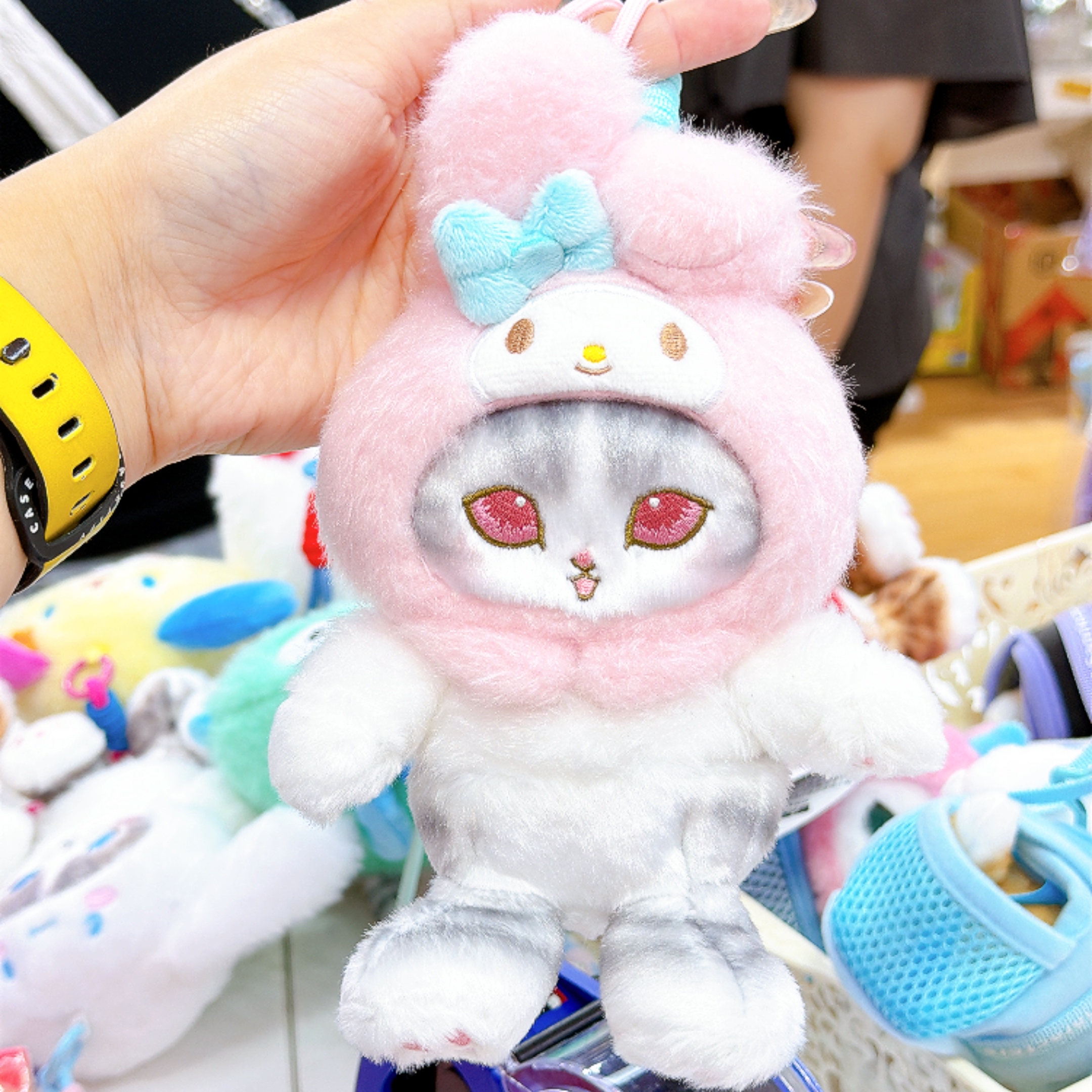 日本直送Sanrio mofusand 合作系列新款公仔掛飾