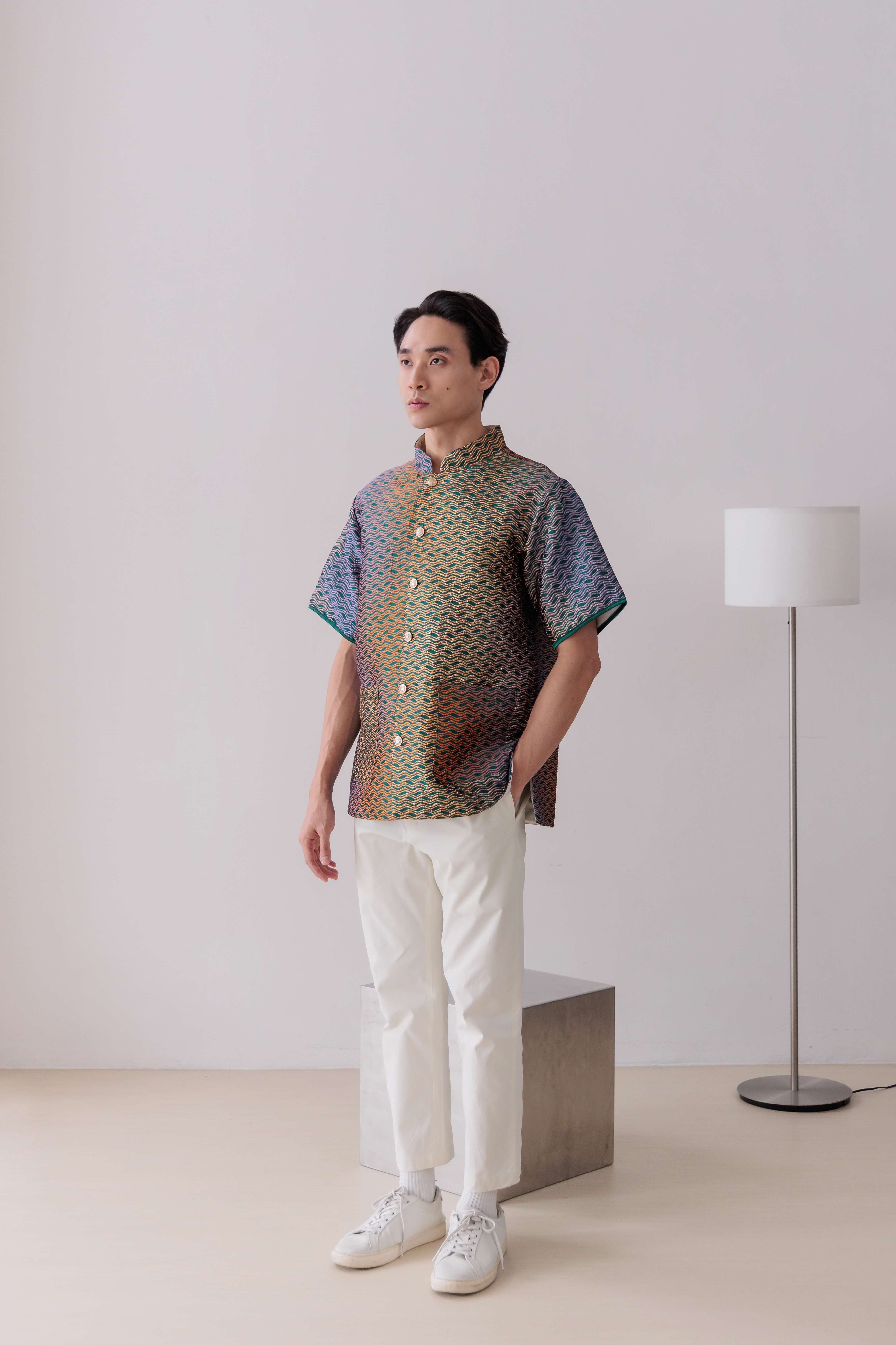 【Pre- Order】Golden Radiance Jacquard Shirt  祥光耀金 IW003