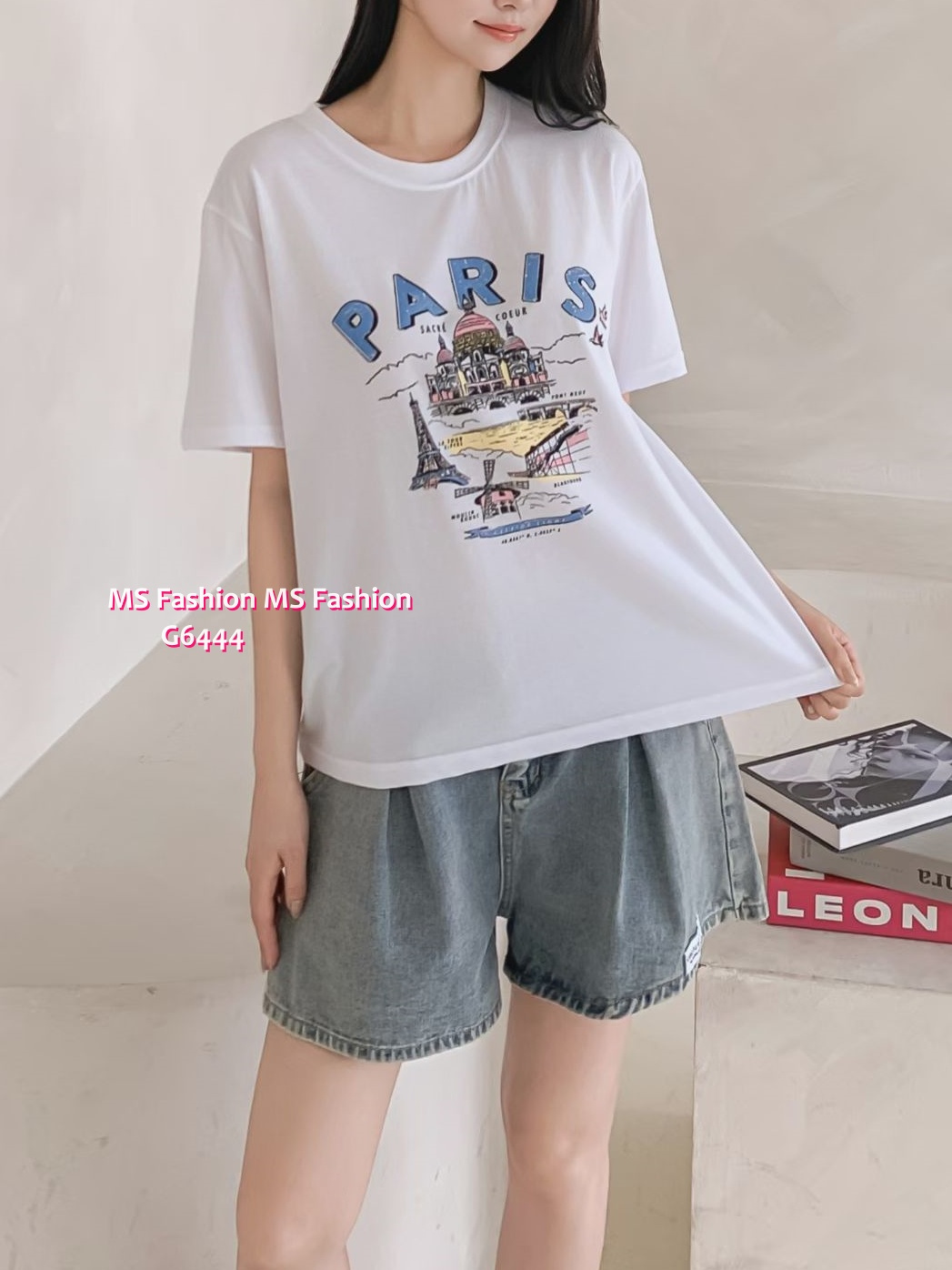 G6444 靚色靚print tee